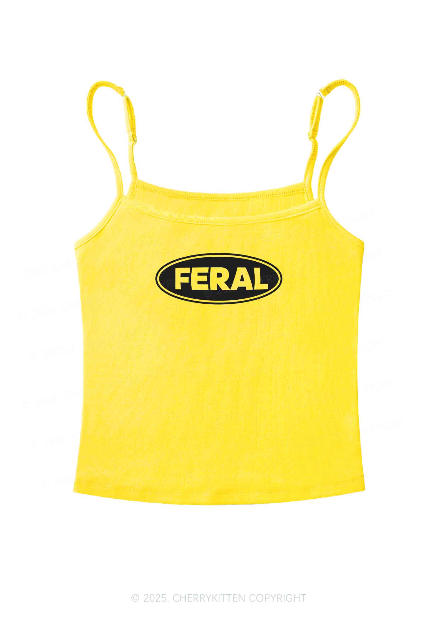 Feral Y2K Spaghetti Strap Cami Cherrykitten