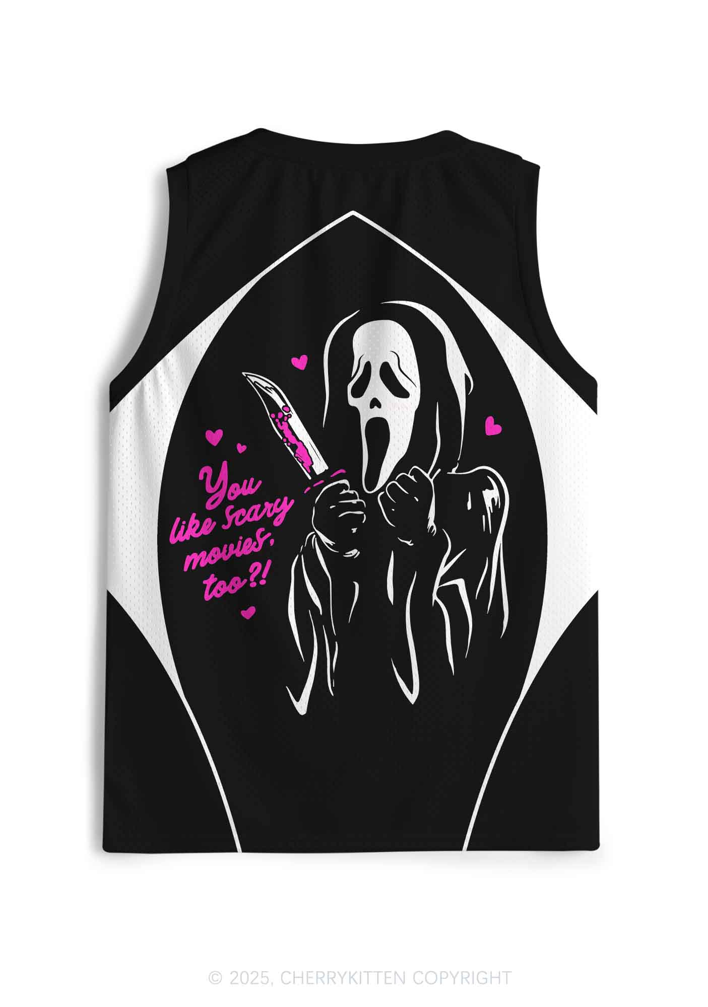 Halloween Custom Like Scary Movie Y2K Sport Jersey Tank Cherrykitten