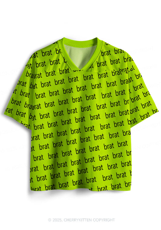 Brat Summer Y2K Sport Jersey Shirts Cherrykitten
