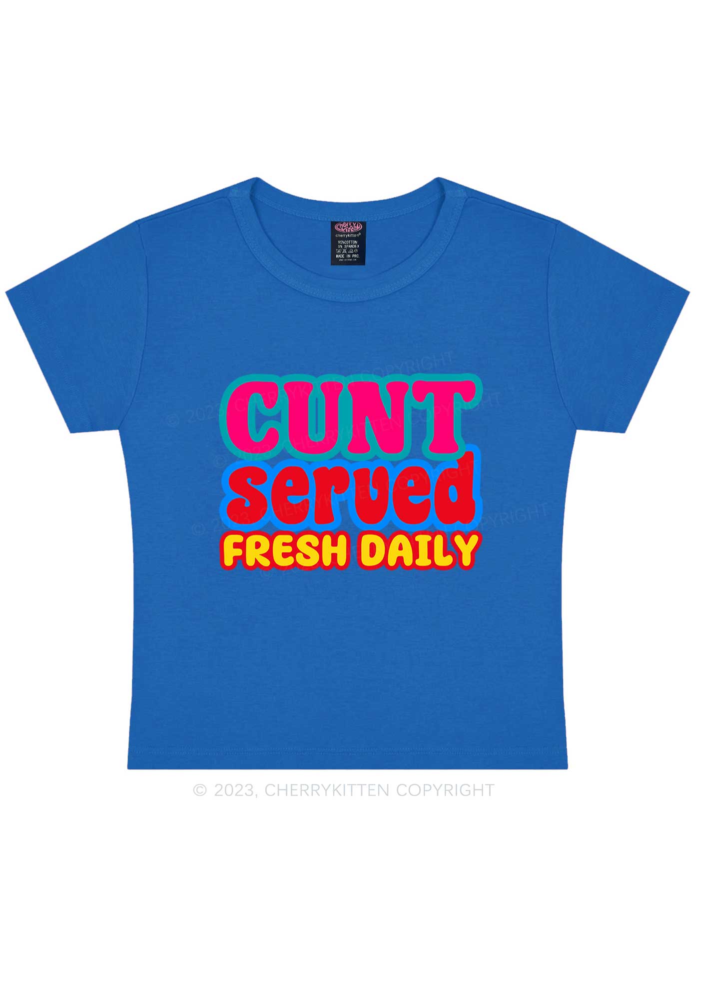 Cxnt Served Y2K Baby Tee Cherrykitten
