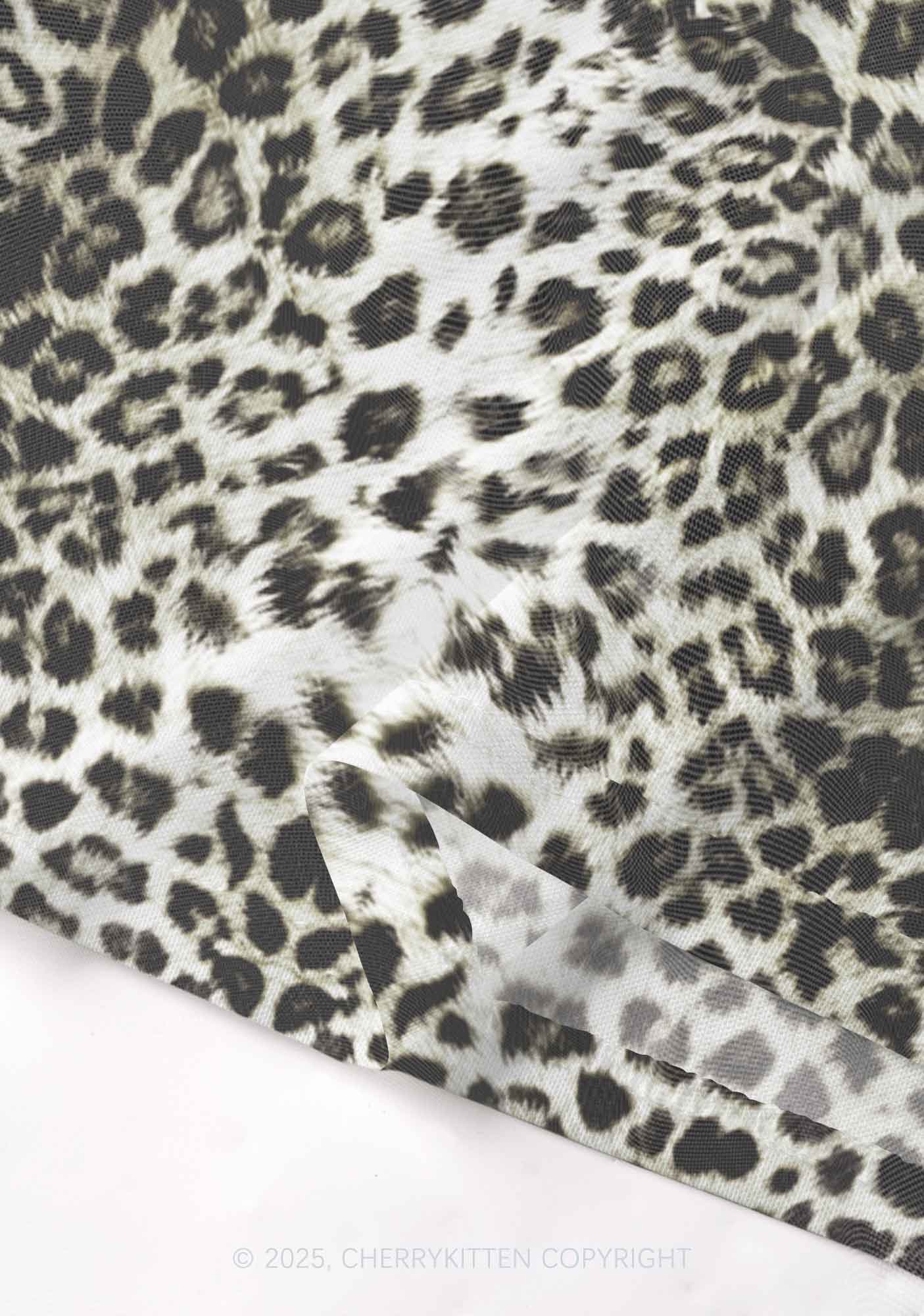 Wild Leopard Y2K Mesh Cami Tank Cherrykitten