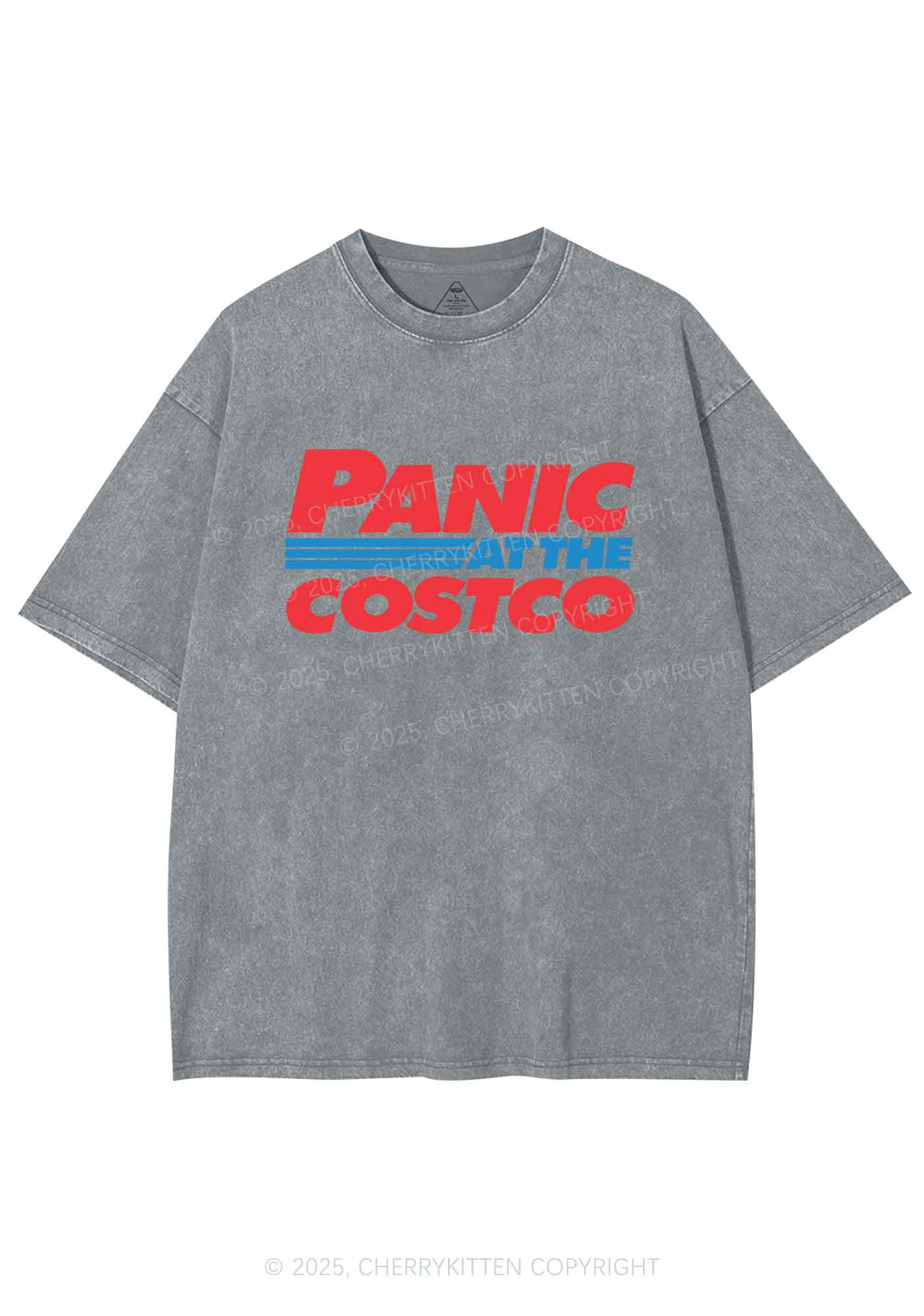 Panic Costco Y2K Shirts Washed Tee Cherrykitten