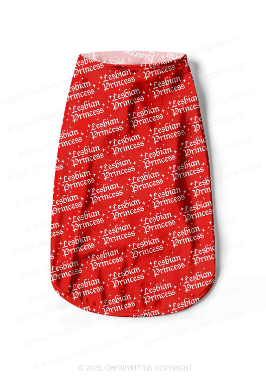 Lesbian Princess Pride Y2K Pet Tank Top Cherrykitten
