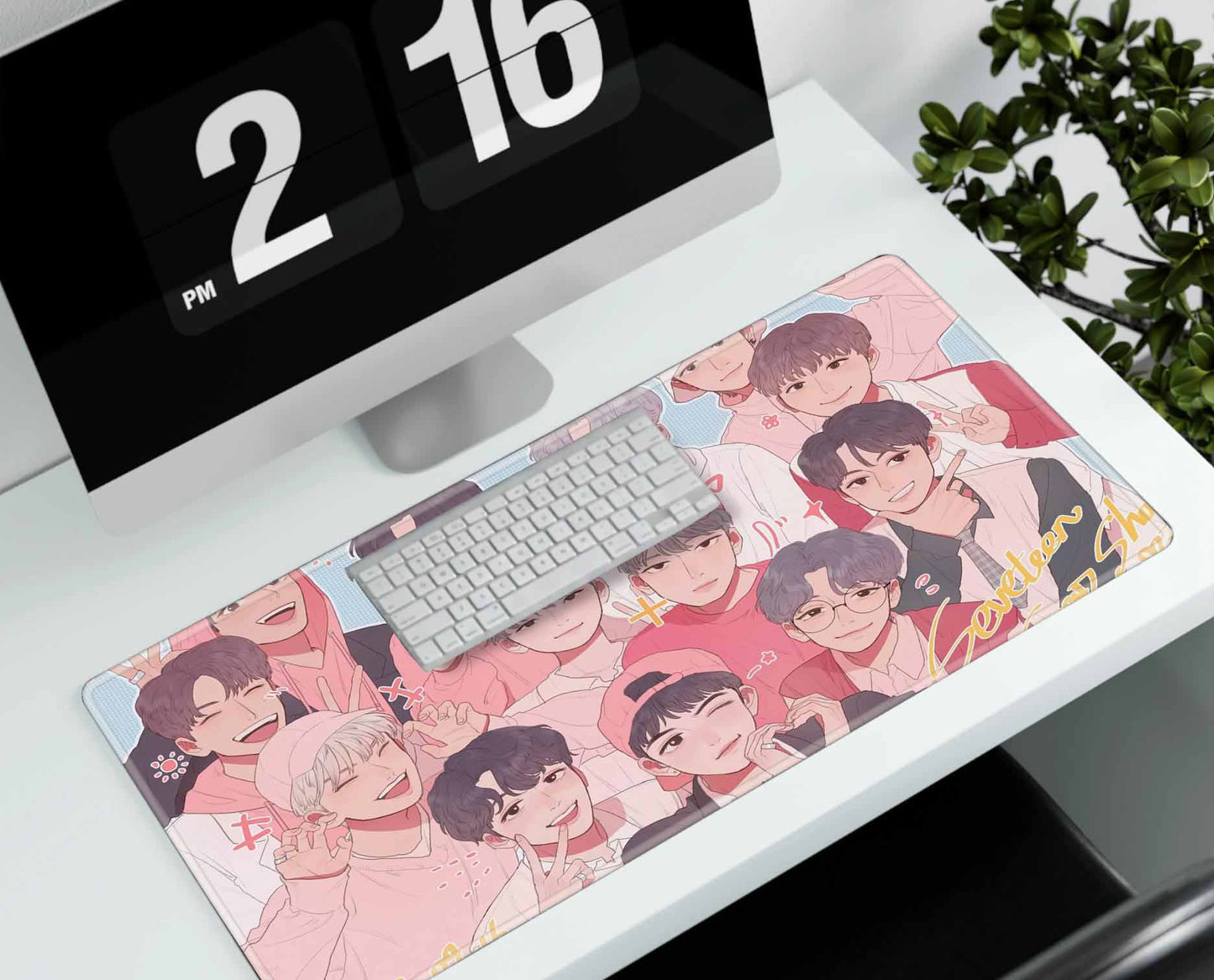 Svt Kpop Y2K Desk Mat Cherrykitten