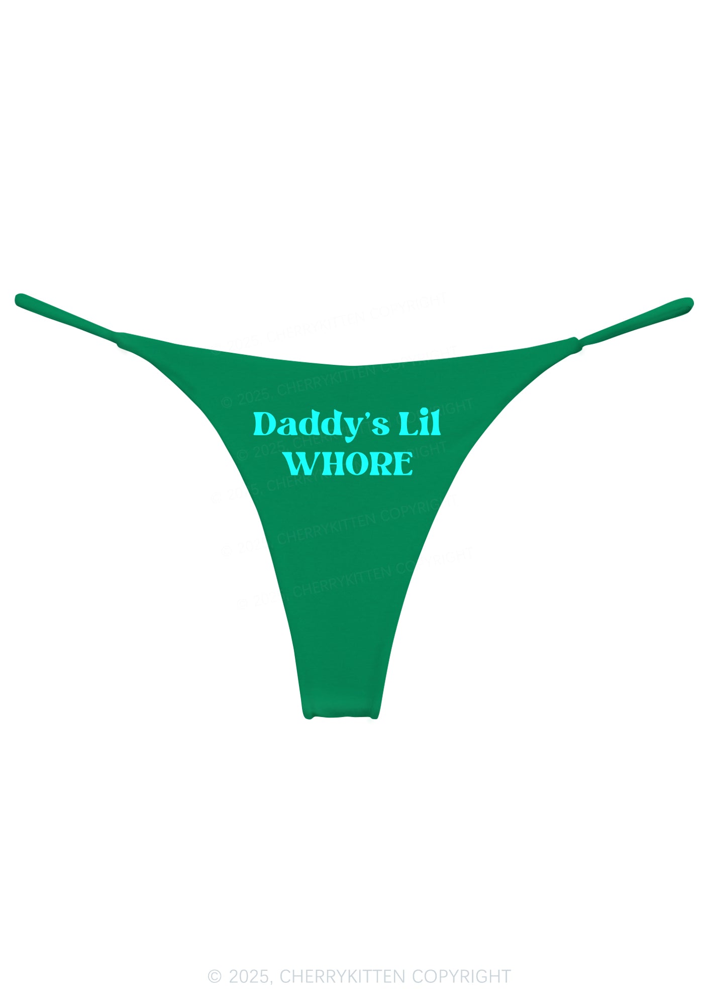 Daddys Lil Hore Y2K Bikini String Thong Cherrykitten