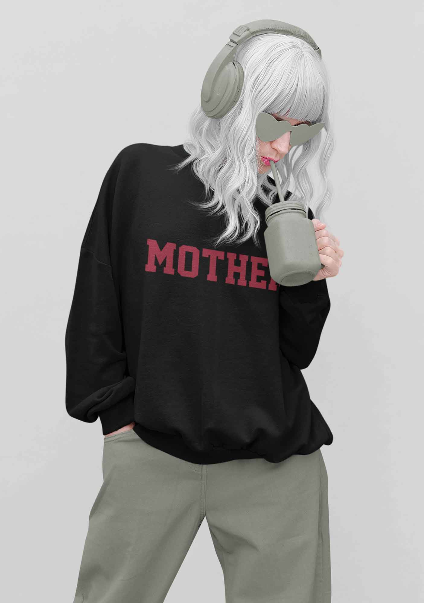 Motherfxcker Two Sides Y2K Sweatshirt