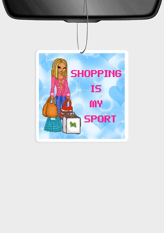 Shopping Is My Sport 1Pc Y2K Car Air Freshener Cherrykitten