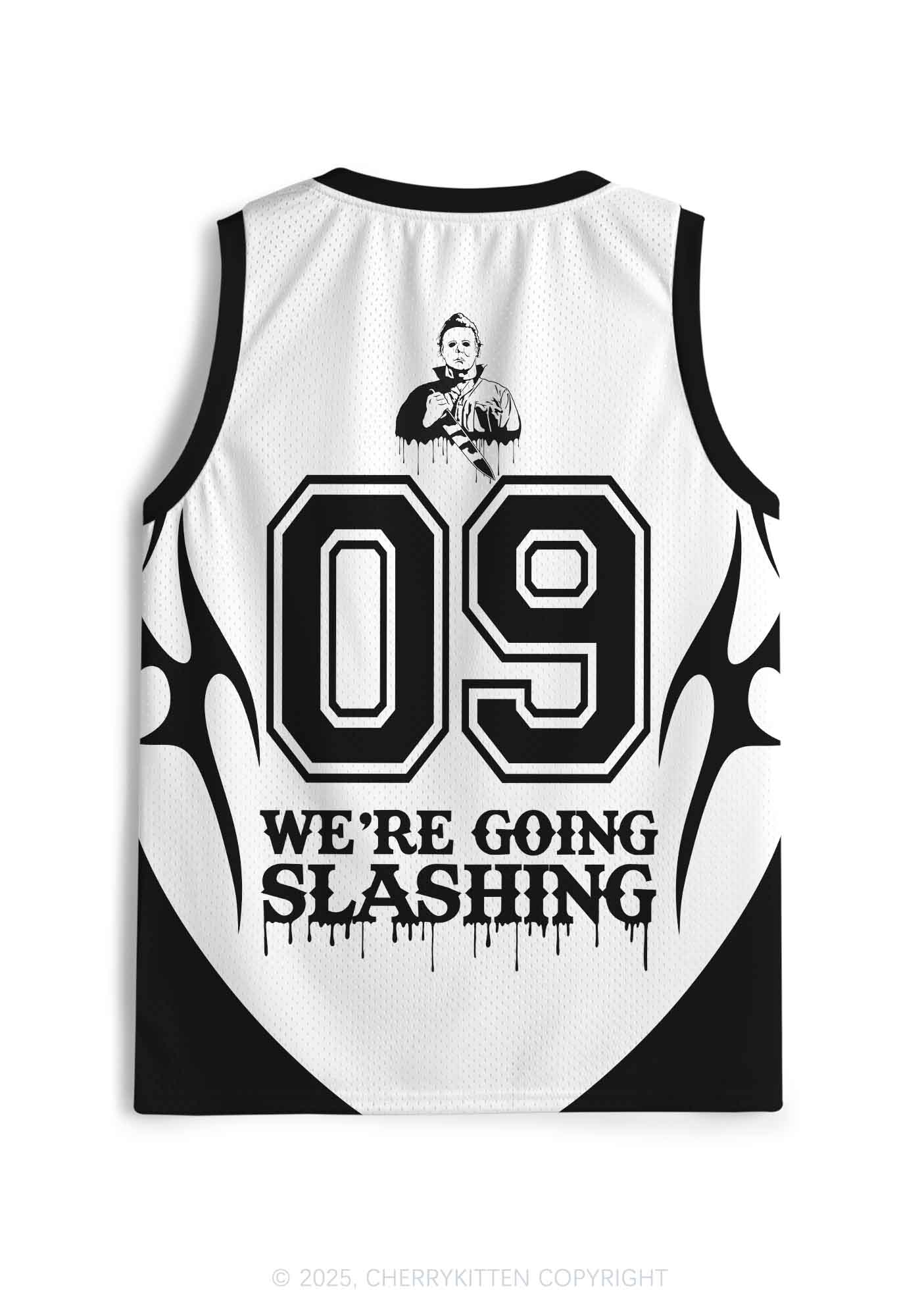 Halloween Custom We Are Going Slashing Y2K Sport Jersey Tank Cherrykitten