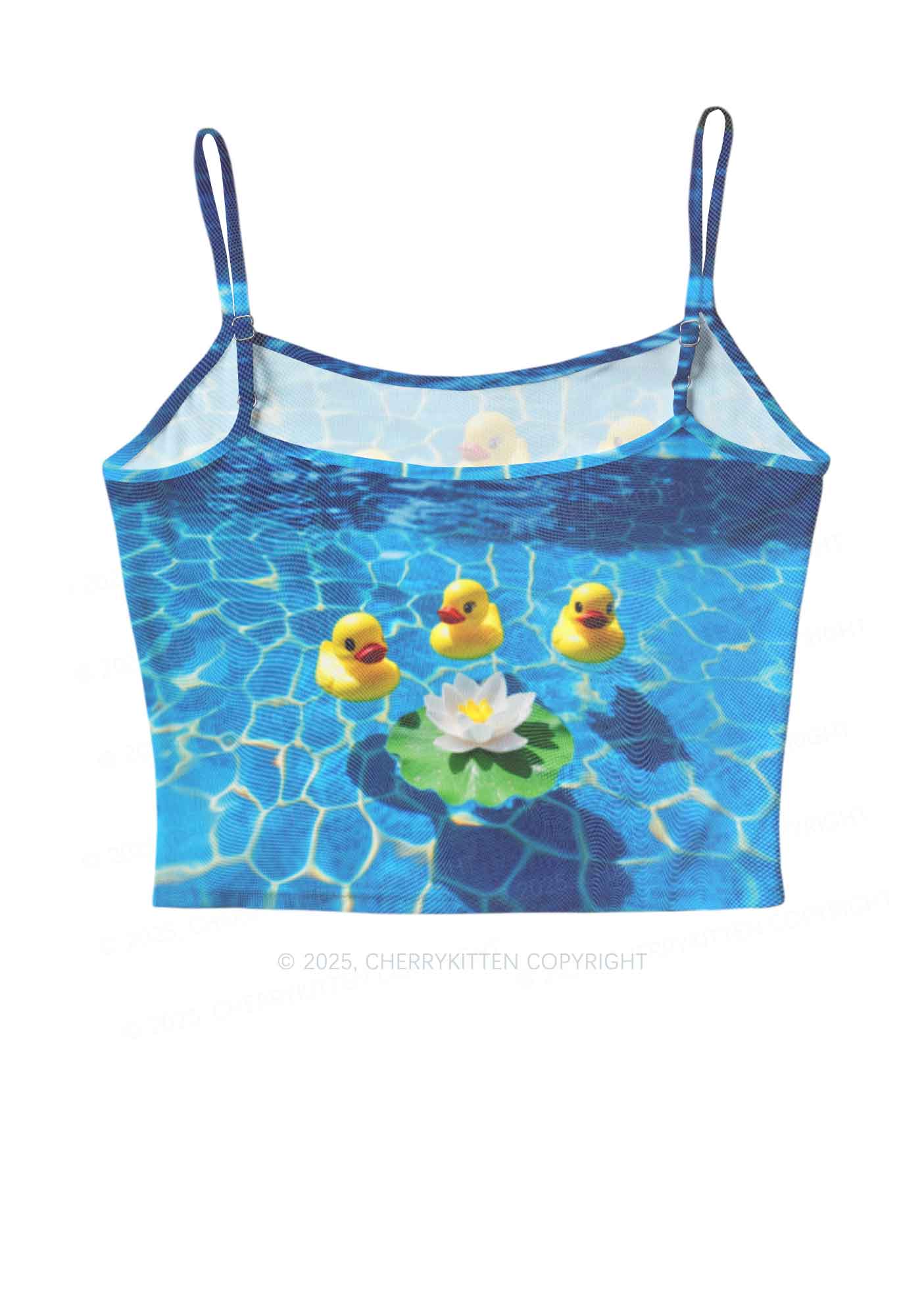 Three Ducks And Lily Y2K Mesh Cami Tank Cherrykitten