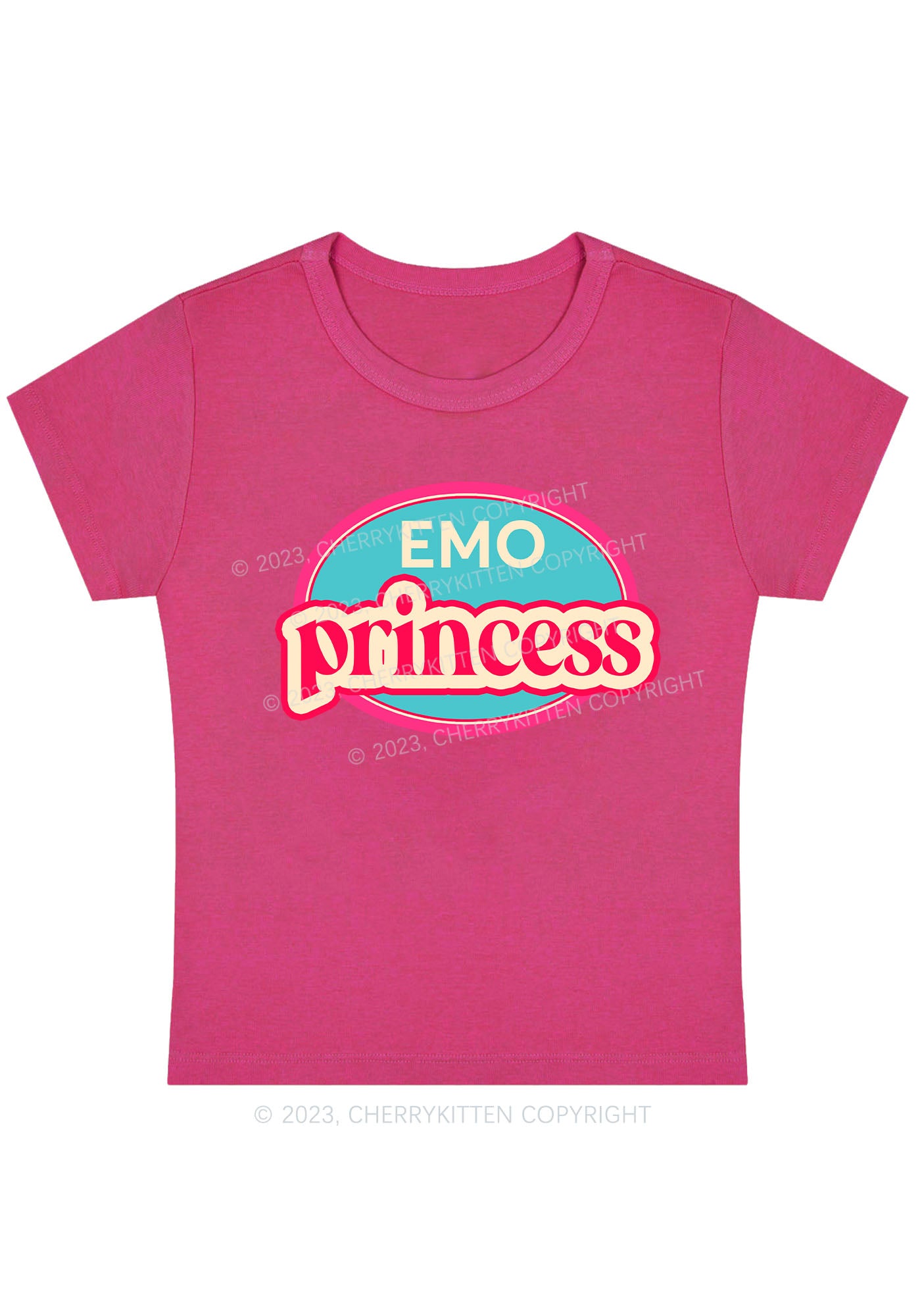 Curvy Emo Princess Baby Tee Cherrykitten