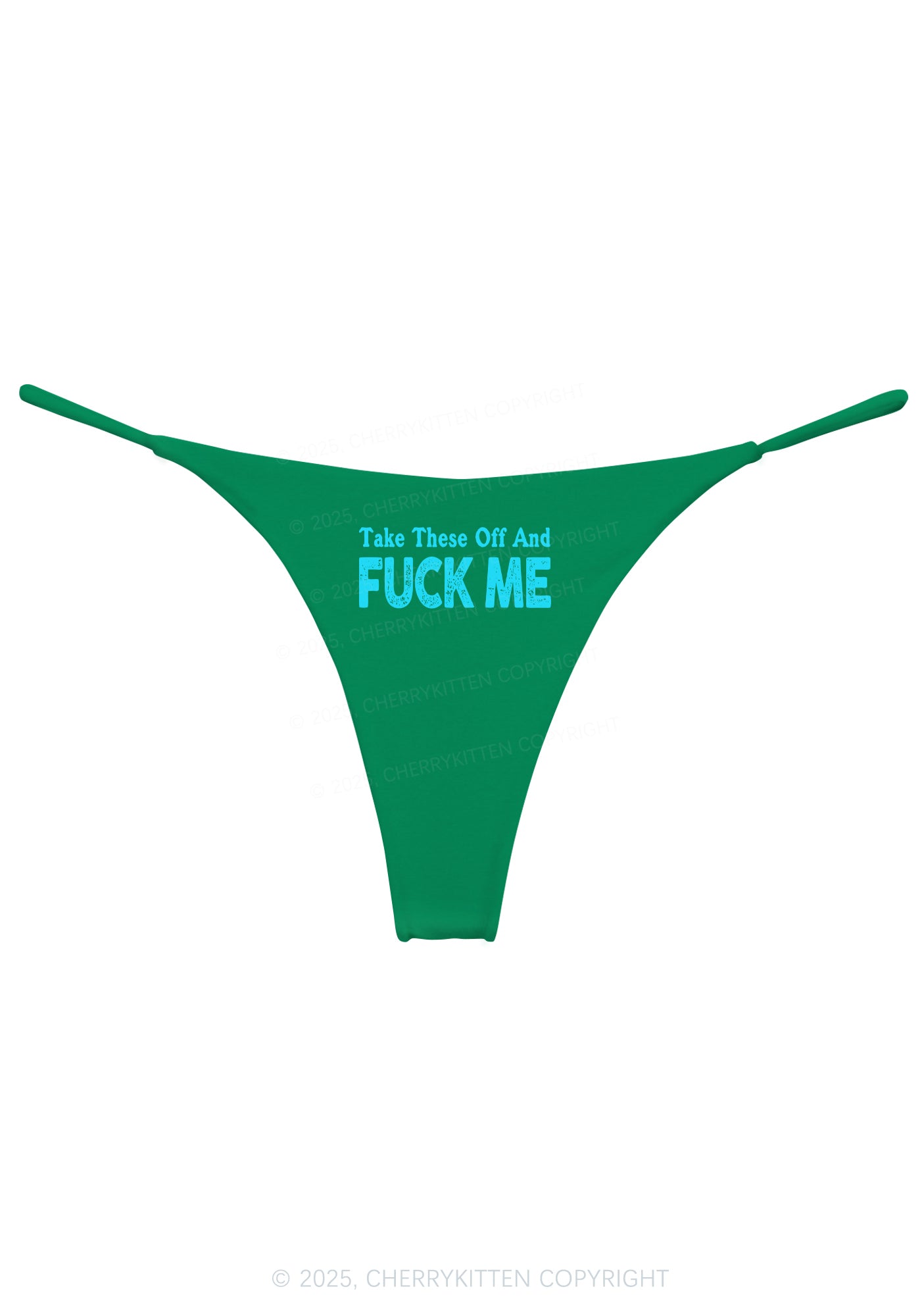 Take Off Fxxk Me Y2K Bikini String Thong Cherrykitten