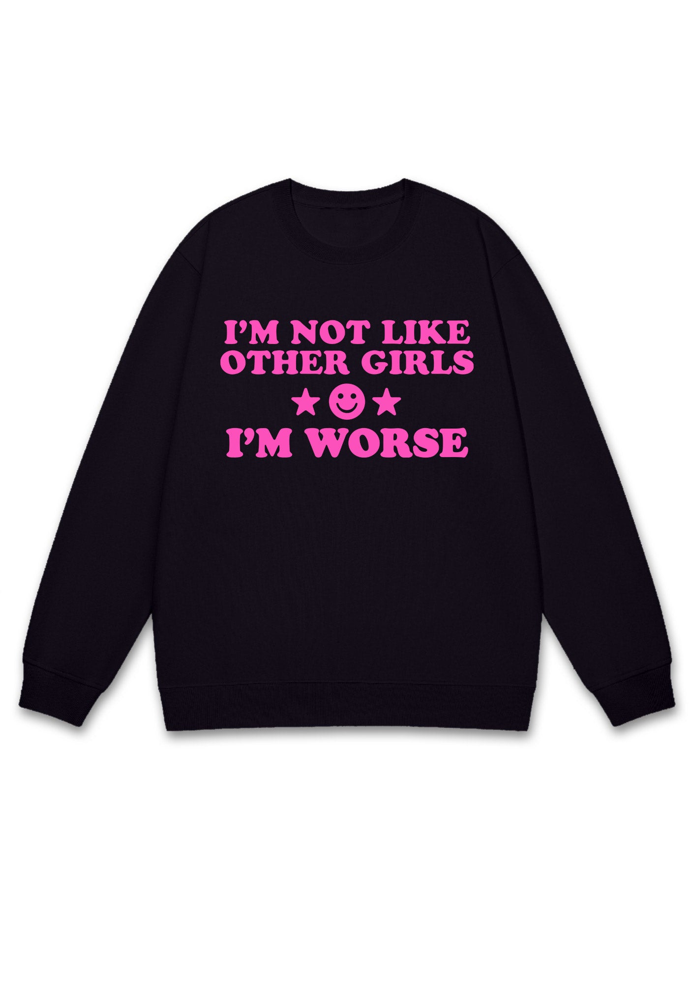 I'm Worse Y2K Sweatshirt