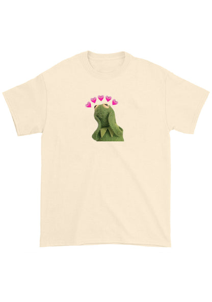 Pink Hearts Frog Chunky Shirt