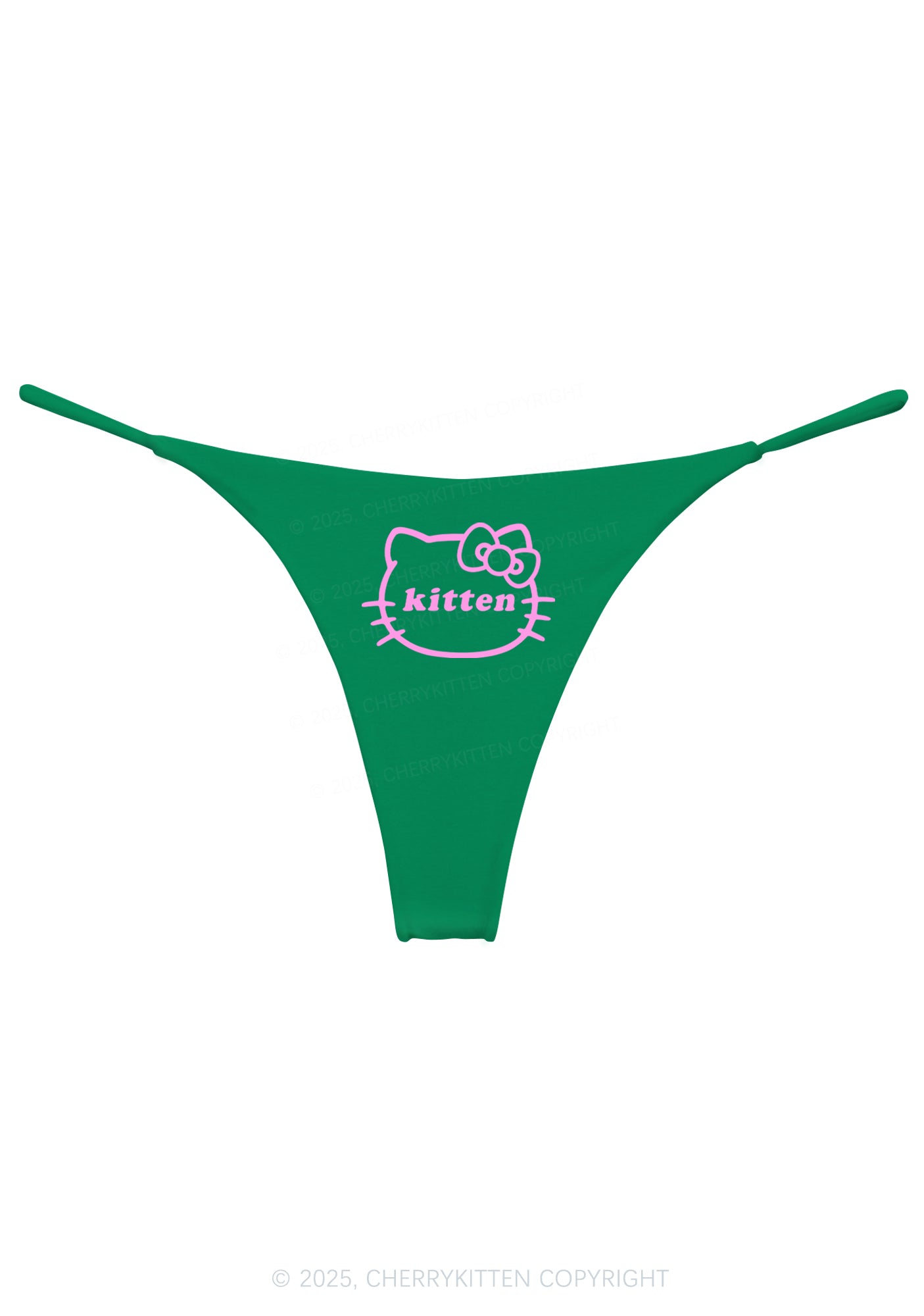 Cute Kitten Y2K Bikini String Thong Cherrykitten
