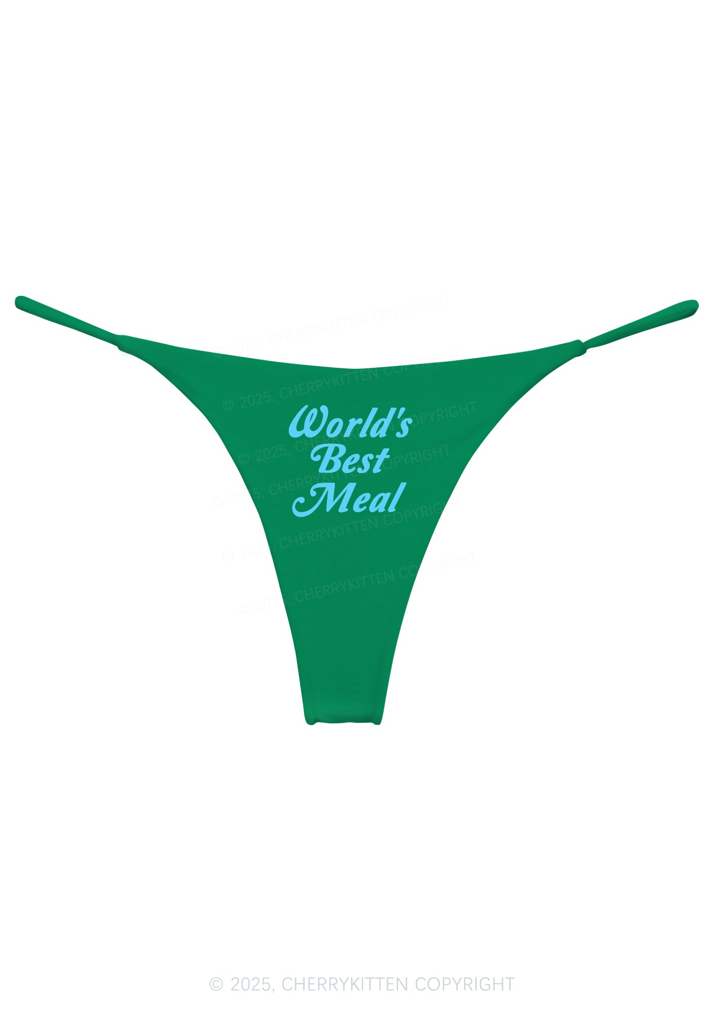 Worlds Best Meal Y2K Bikini String Thong Cherrykitten