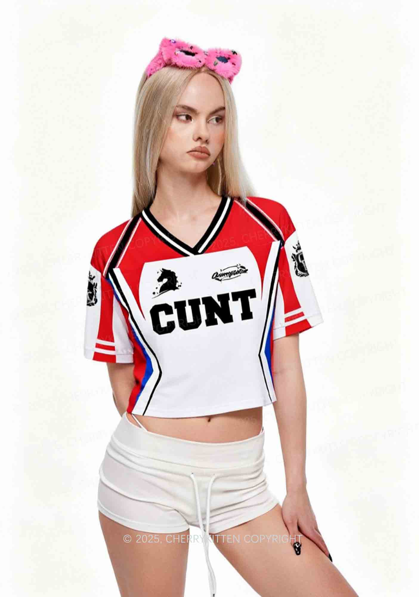 Custom Cxxt Pony Y2K Crop Sport Jersey Shirts Cherrykitten