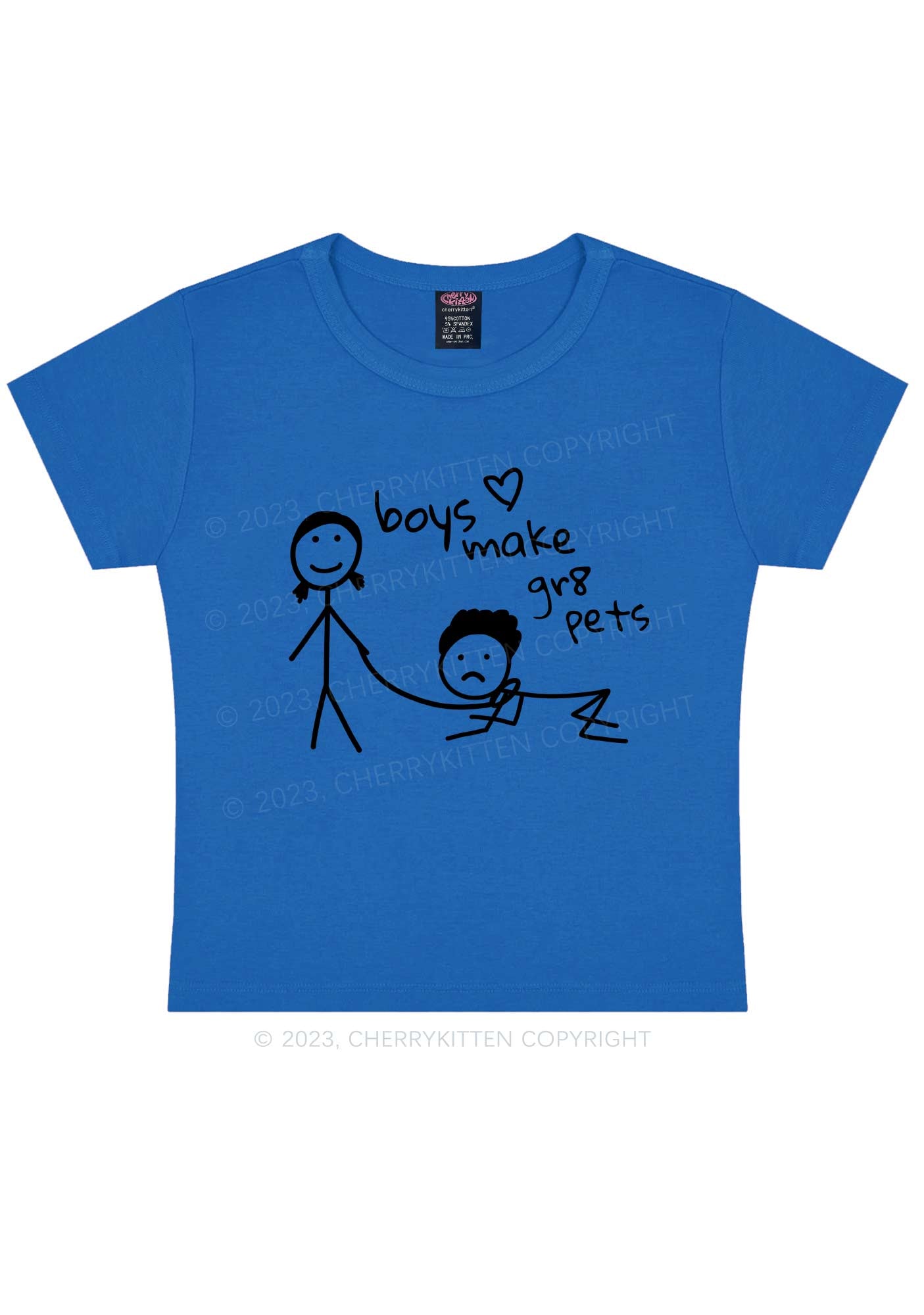 Boys Make Gr8 Pets Y2K Baby Tee