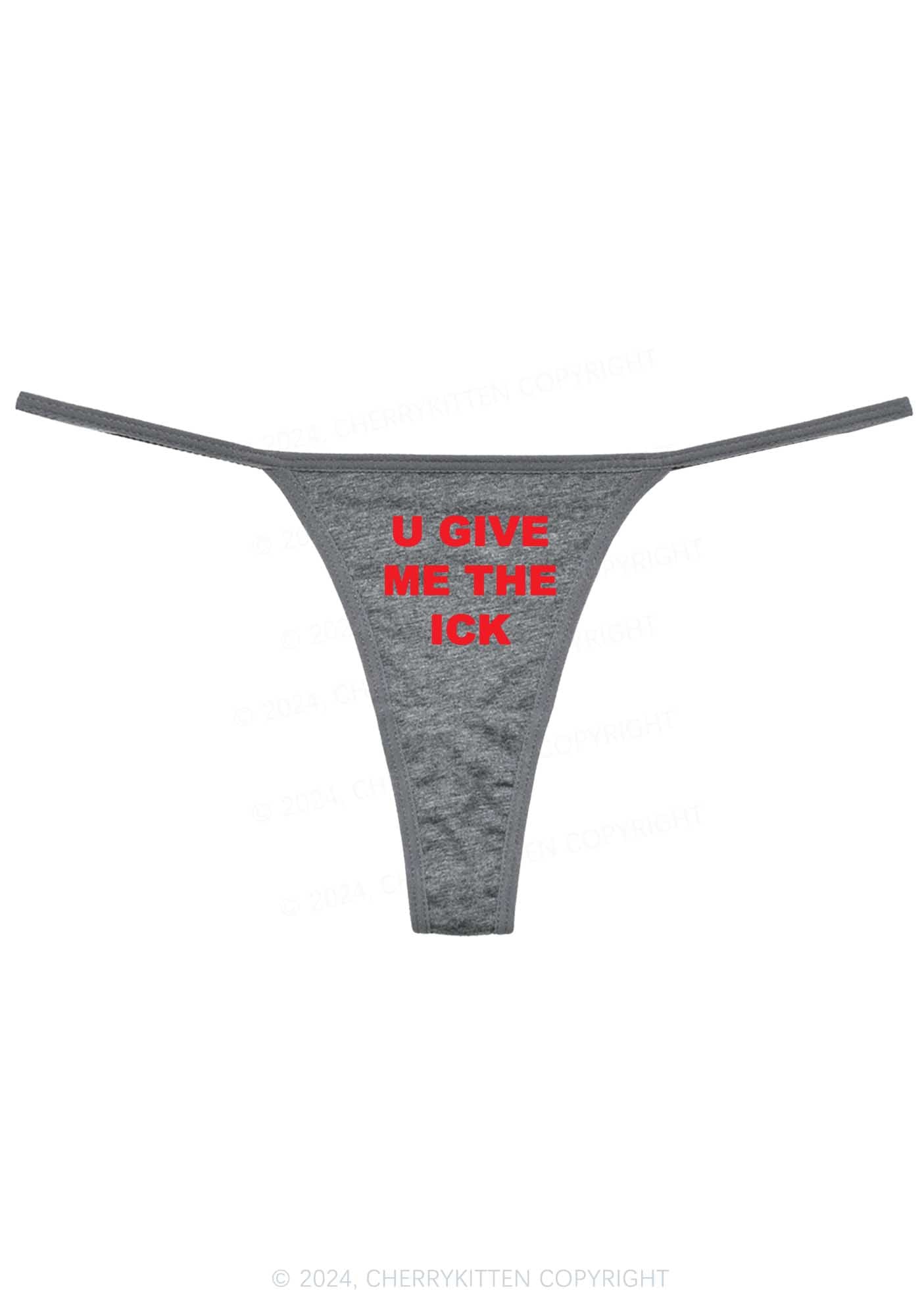 Give Me Ick Y2K Flat String Thong Cherrykitten