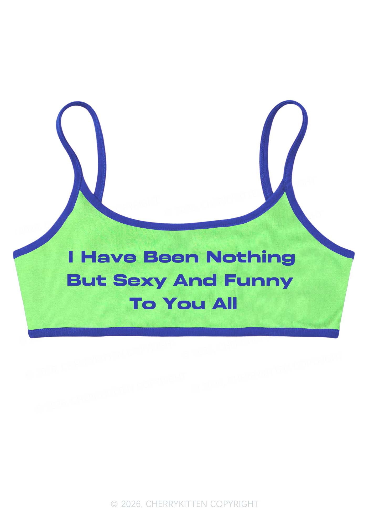 I Have Been Funny Y2K Super Crop Cami Cherrykitten