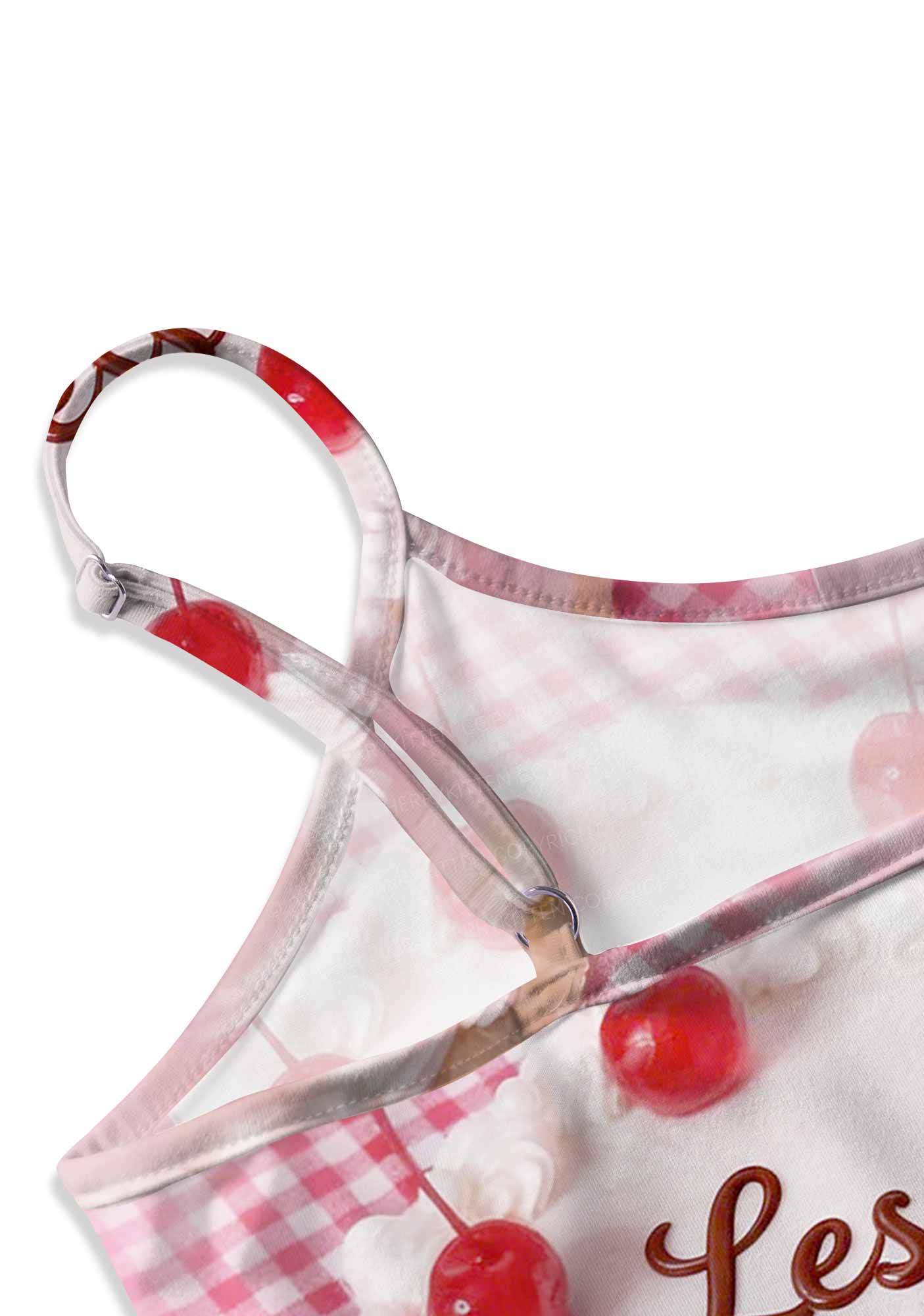 Blush Lesbian Princess Cake Pride Y2K Print Cami Crop Top Cherrykitten