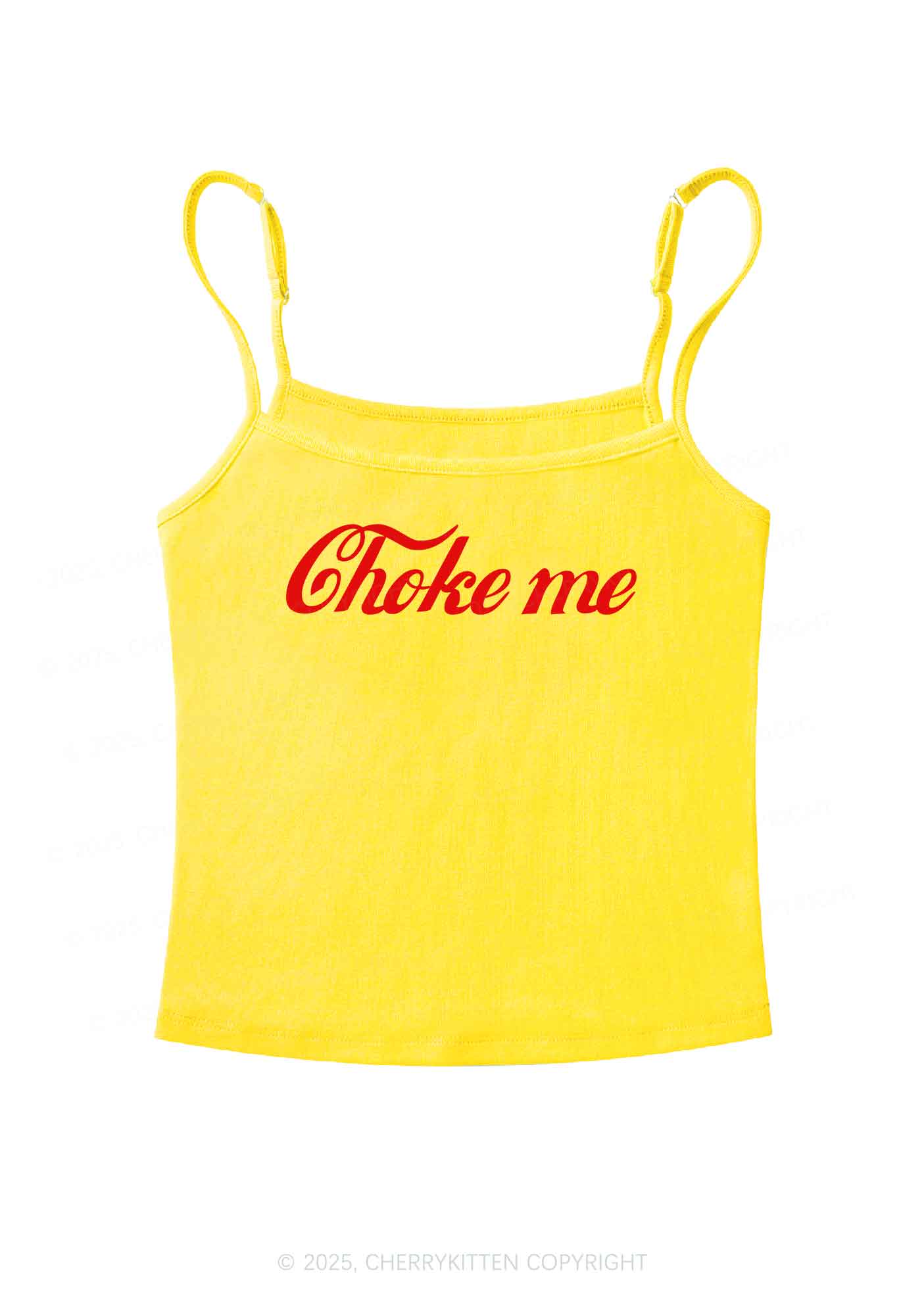 Choke Me Y2K Spaghetti Strap Cami Cherrykitten