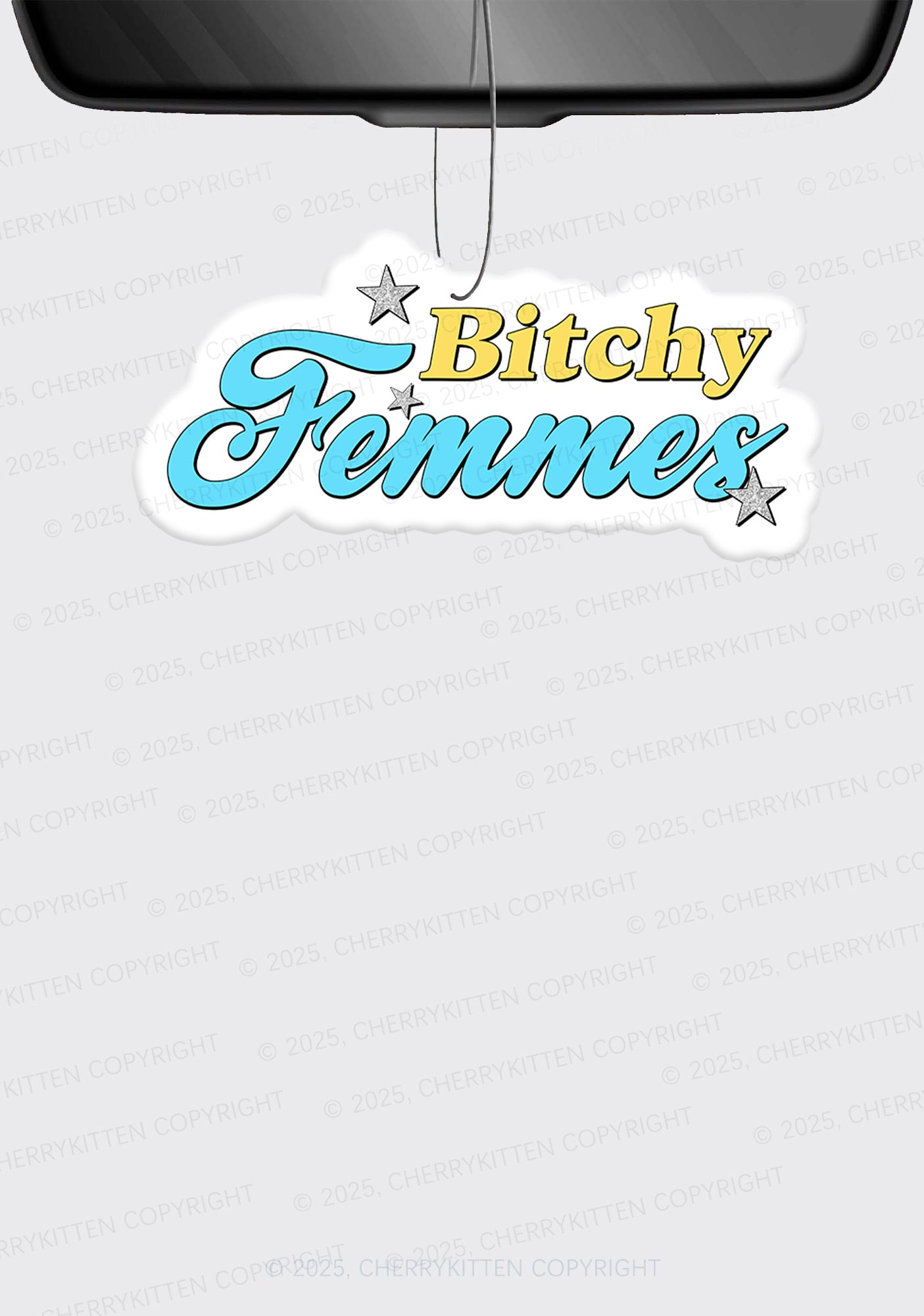 Bxtchy Femmes Pride 1Pc Y2K Car Air Freshener Cherrykitten