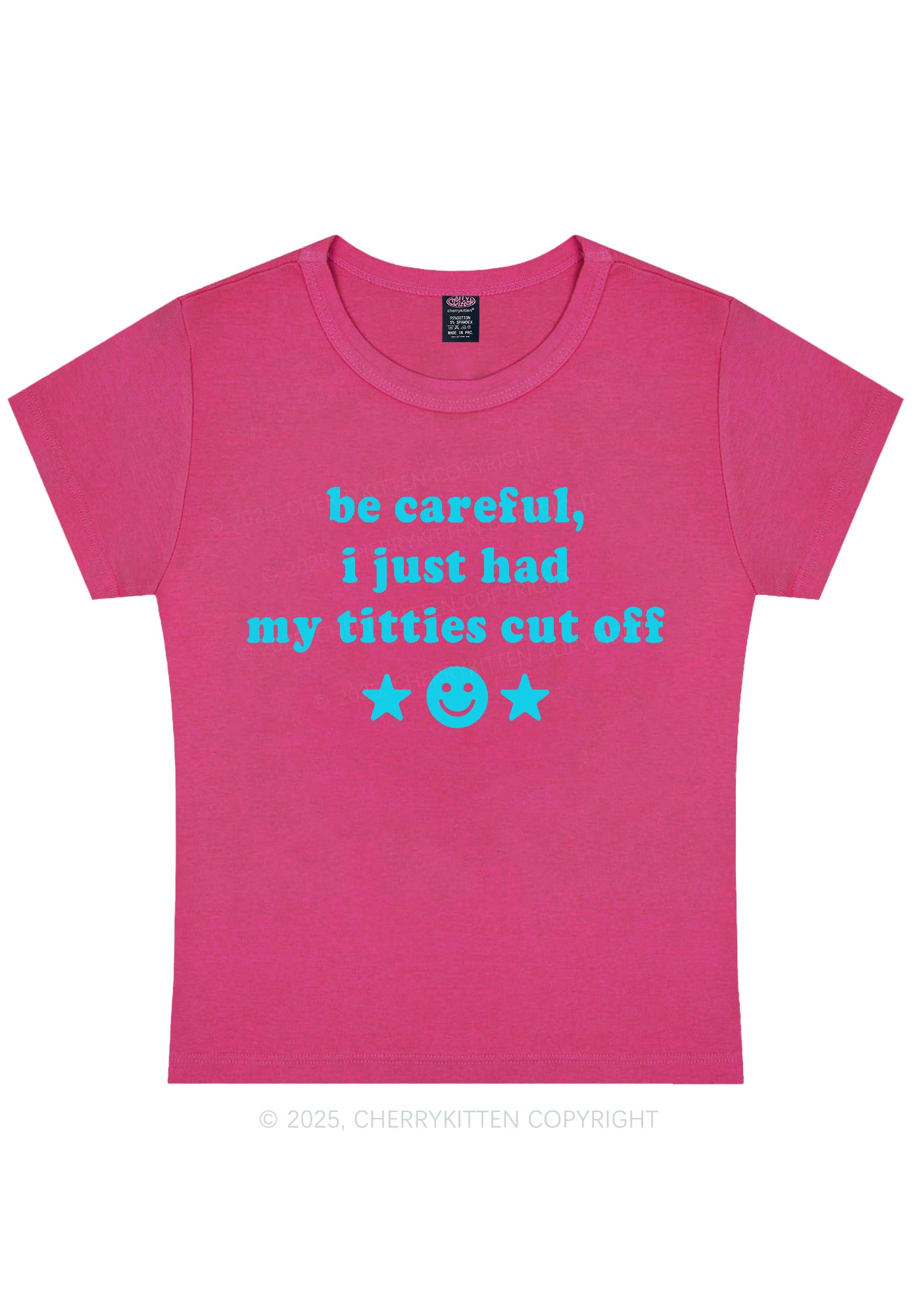 Just Had Txtties Cut Off Pride Y2K Baby Tee Cherrykitten