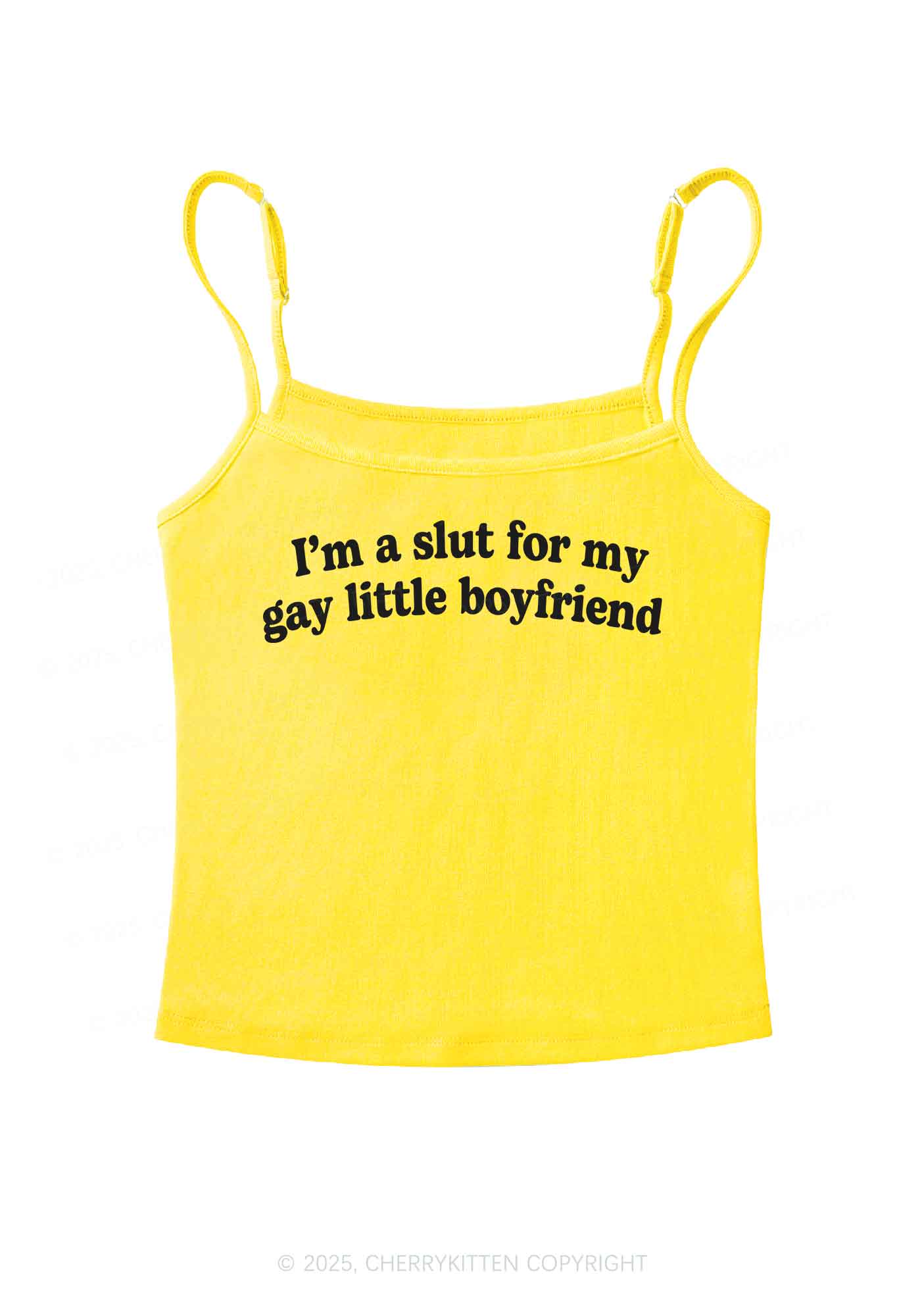 Slxt For My Gay Y2K Spaghetti Strap Cami Cherrykitten