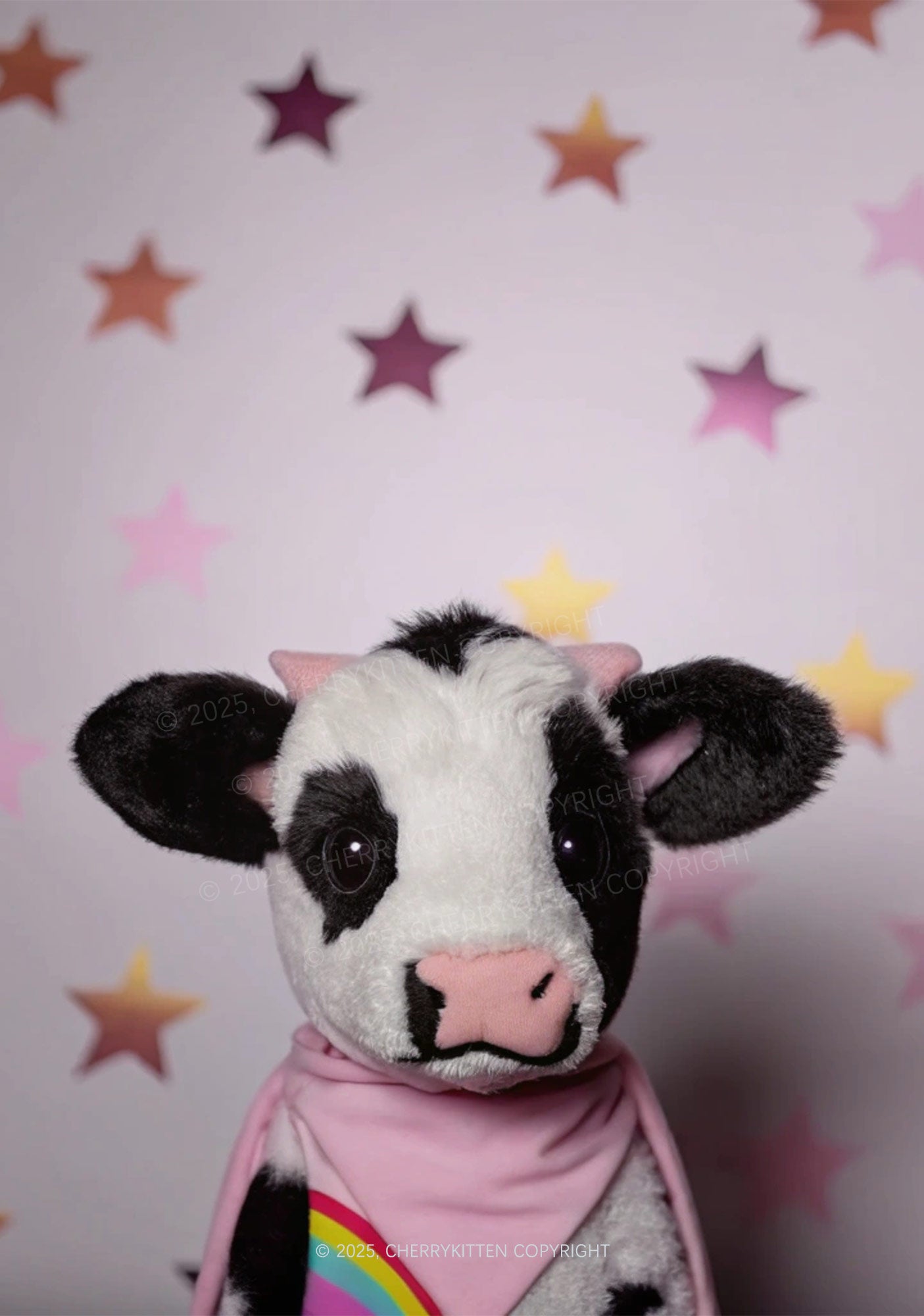 Cow Magic Stars Y2K Print Cami Crop Top Cherrykitten