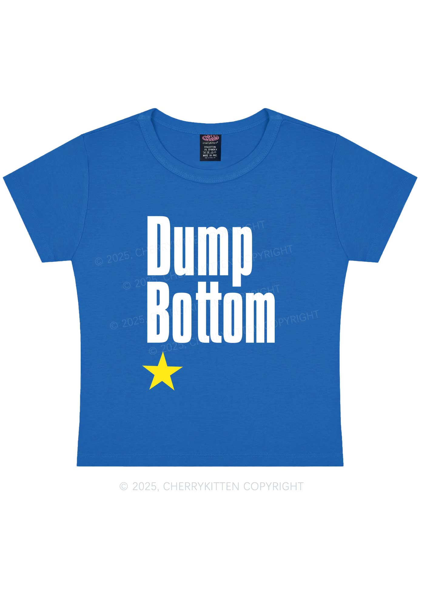 Dump Bottom Pride Y2K Baby Tee Cherrykitten