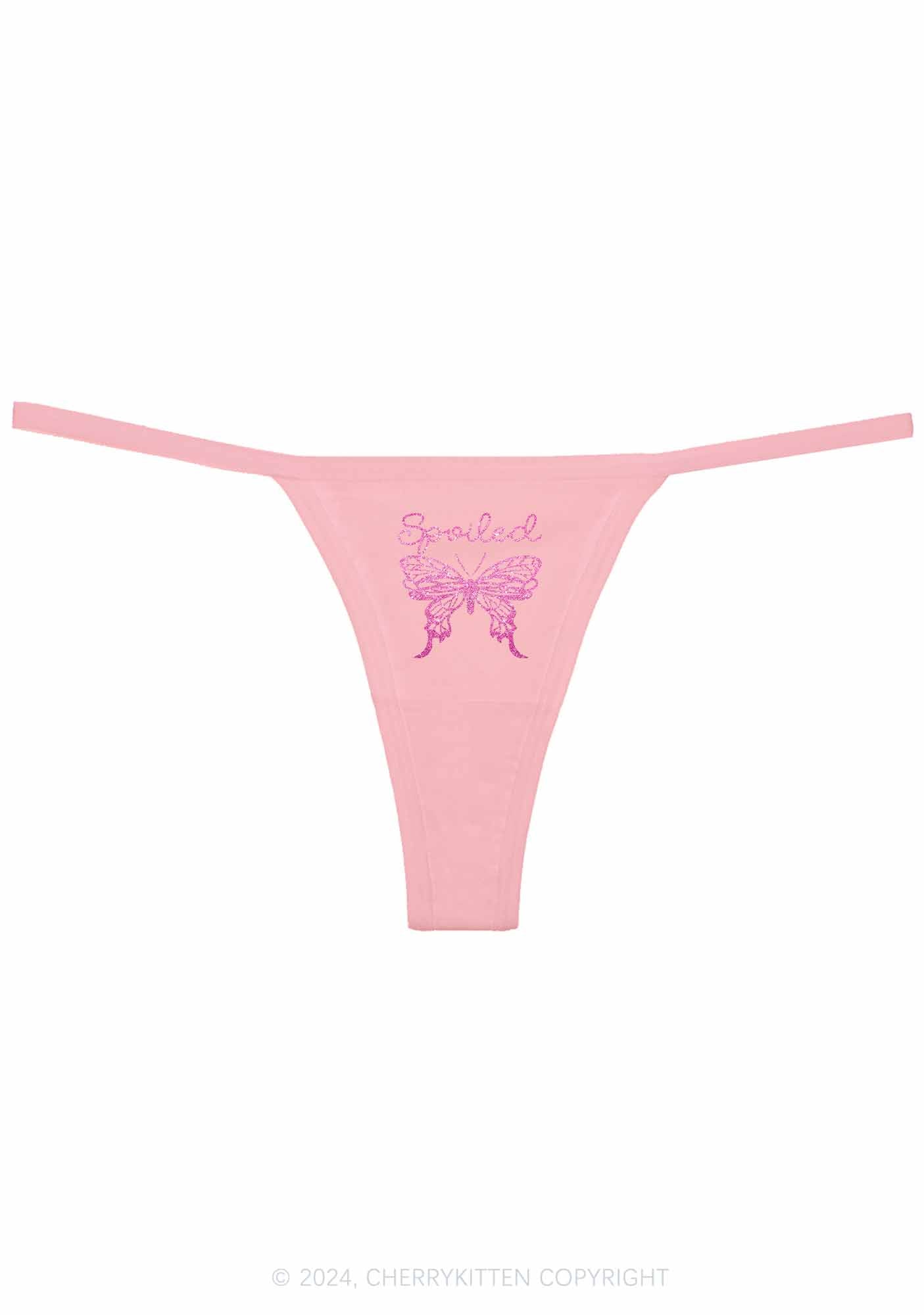 Spoiled Butterfly Y2K Flat String Thong Cherrykitten