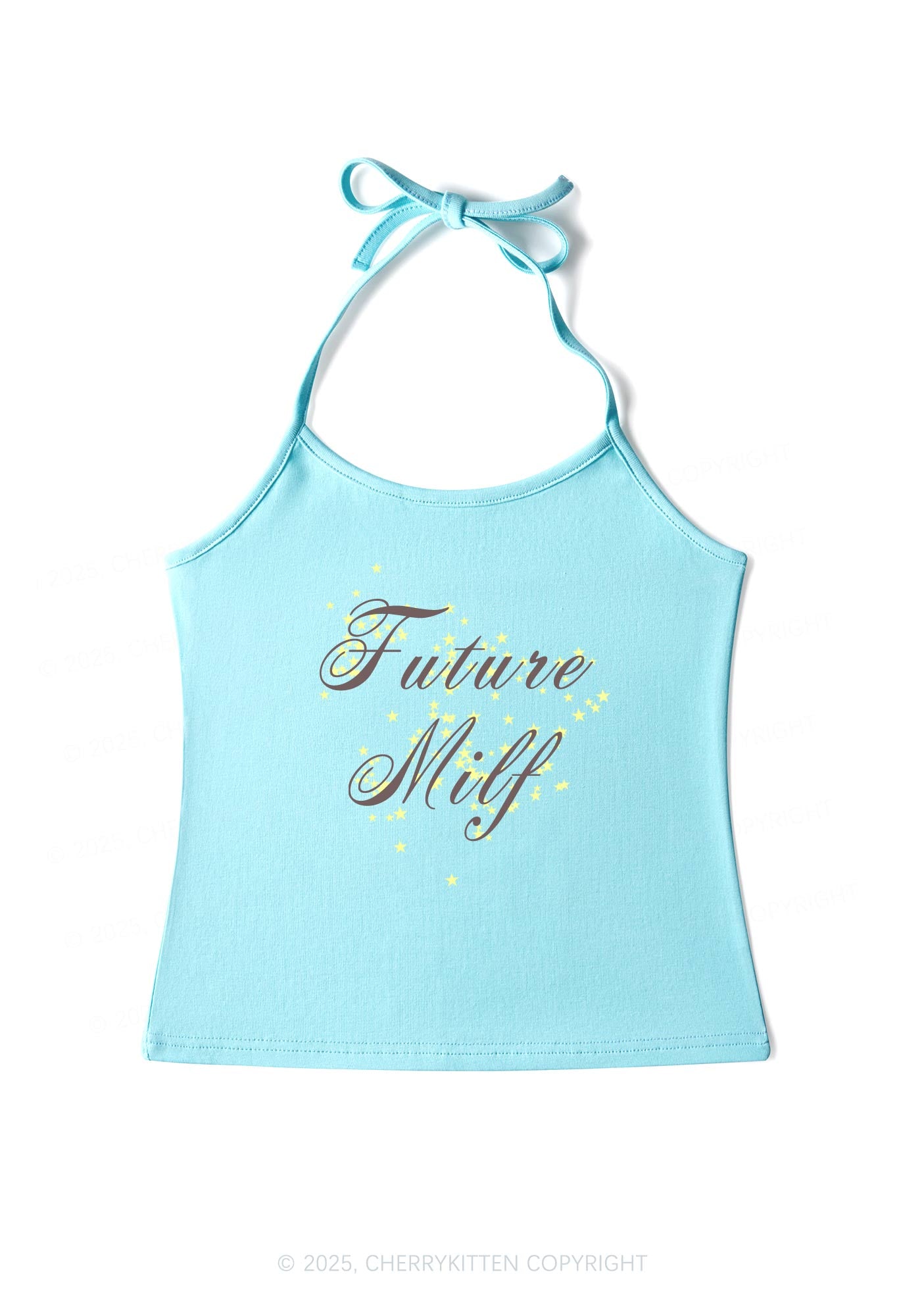 Future Mxxf Y2K Halter Neck Cami Cherrykitten