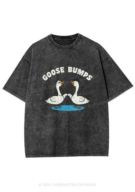 Goosebumps Duck Y2K Washed Tee Cherrykitten