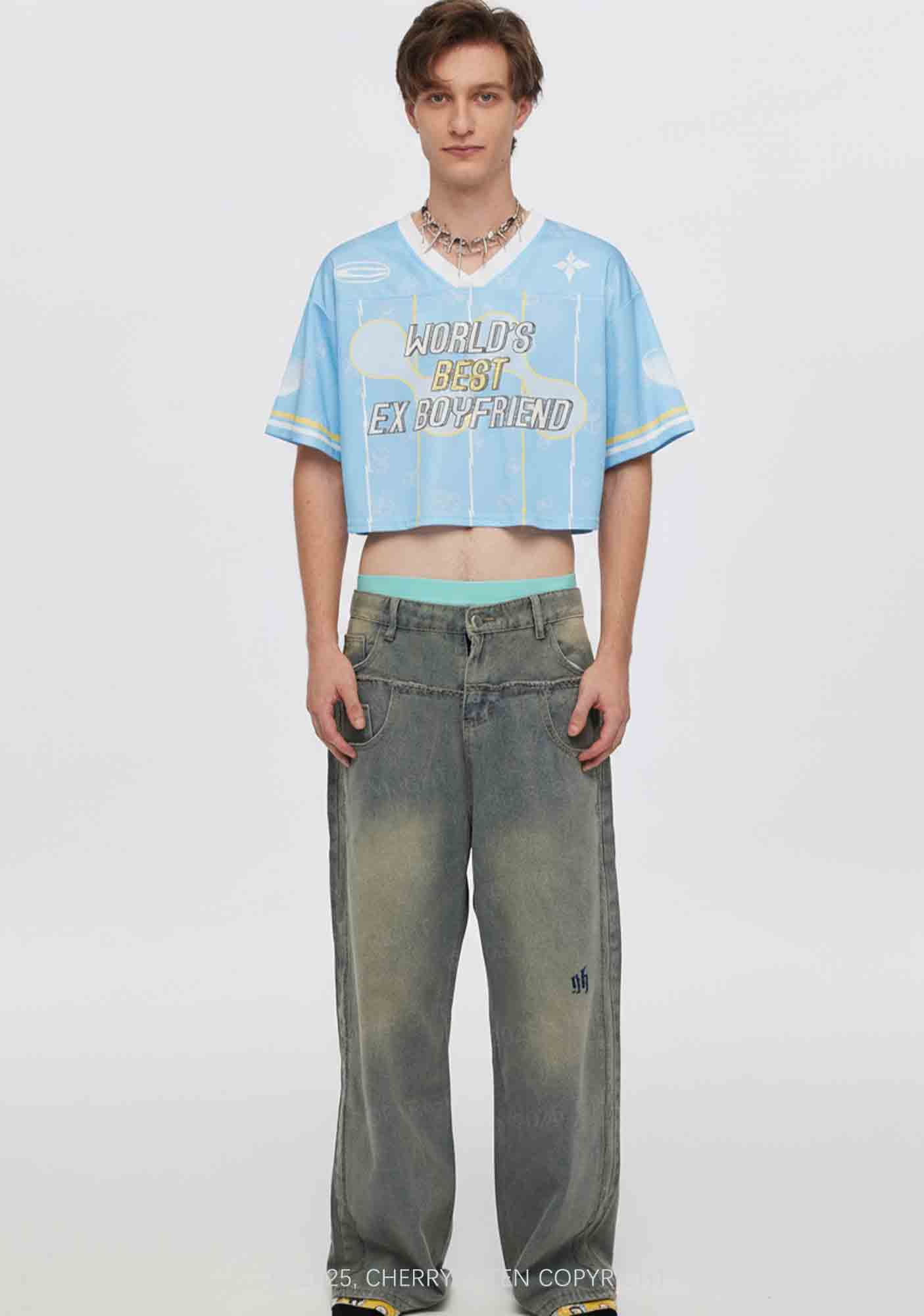 Custom Best Ex Boyfriend Y2K Crop Sport Jersey Shirts Cherrykitten