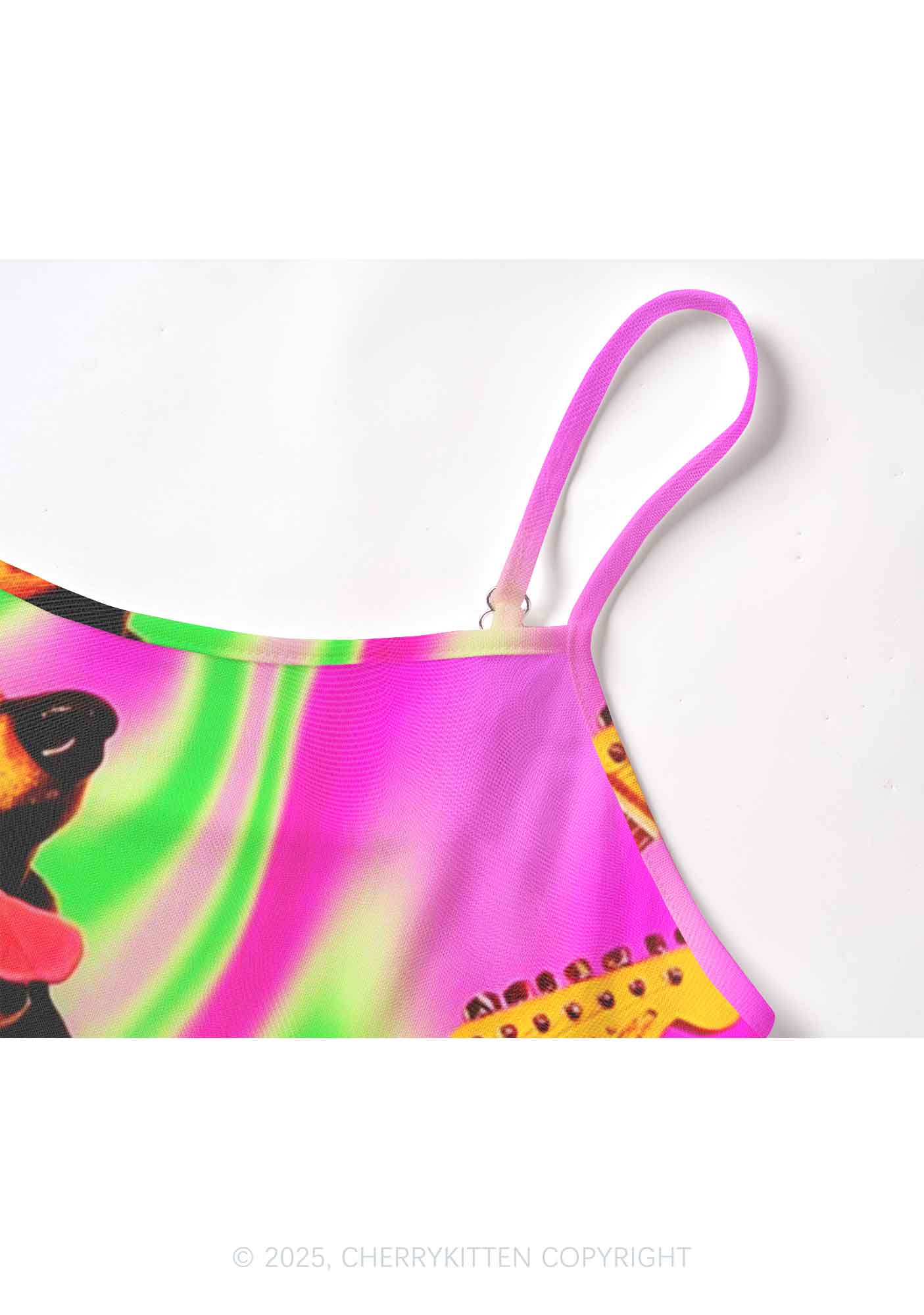 Rocking Puppy Y2K Mesh Cami Tank Cherrykitten