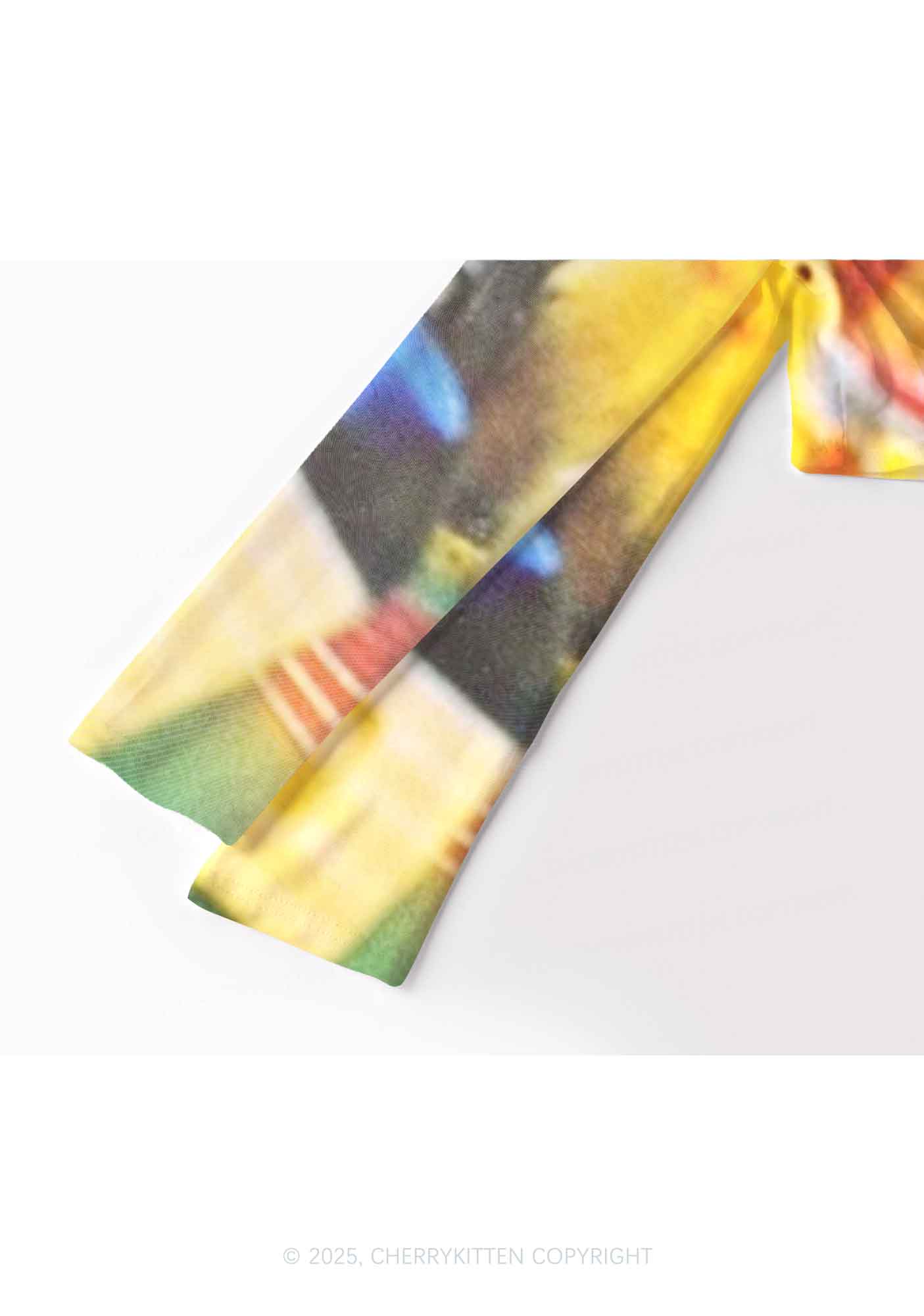 DJ Rat Duck Y2K Mesh Long Sleeve Crop Top Cherrykitten