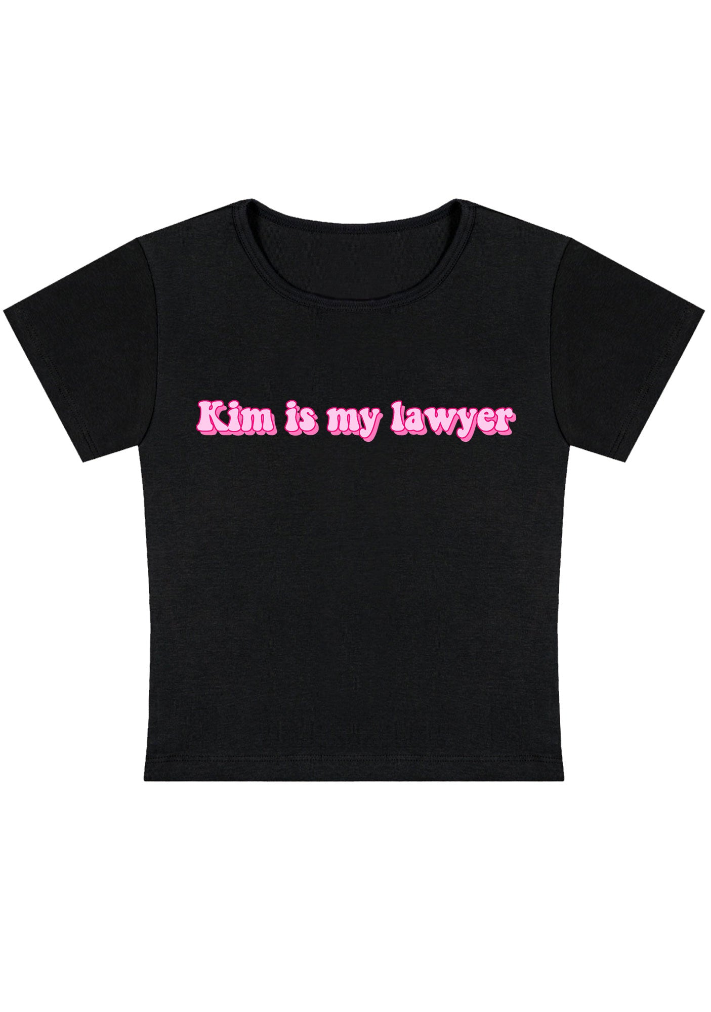 Curvy Kim Is My Lawyer Baby Tee