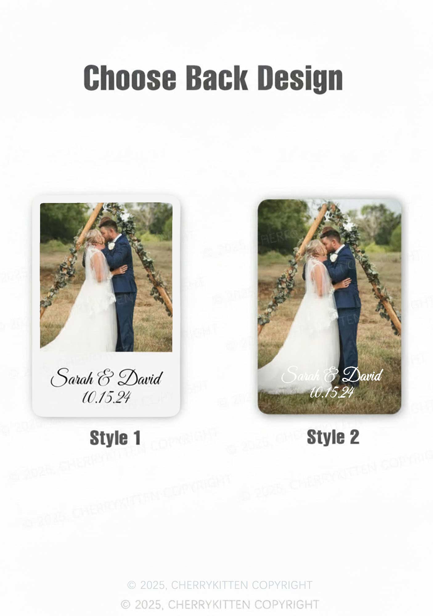 Custom Photo Y2K Playing Cards Cherrykitten