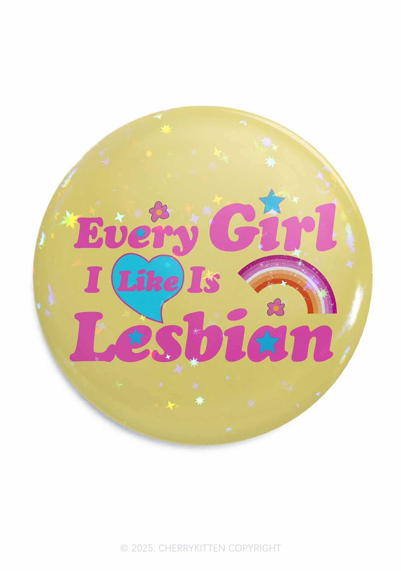 Lesbian Girl Pride 1Pc Y2K Pin Badge Cherrykitten
