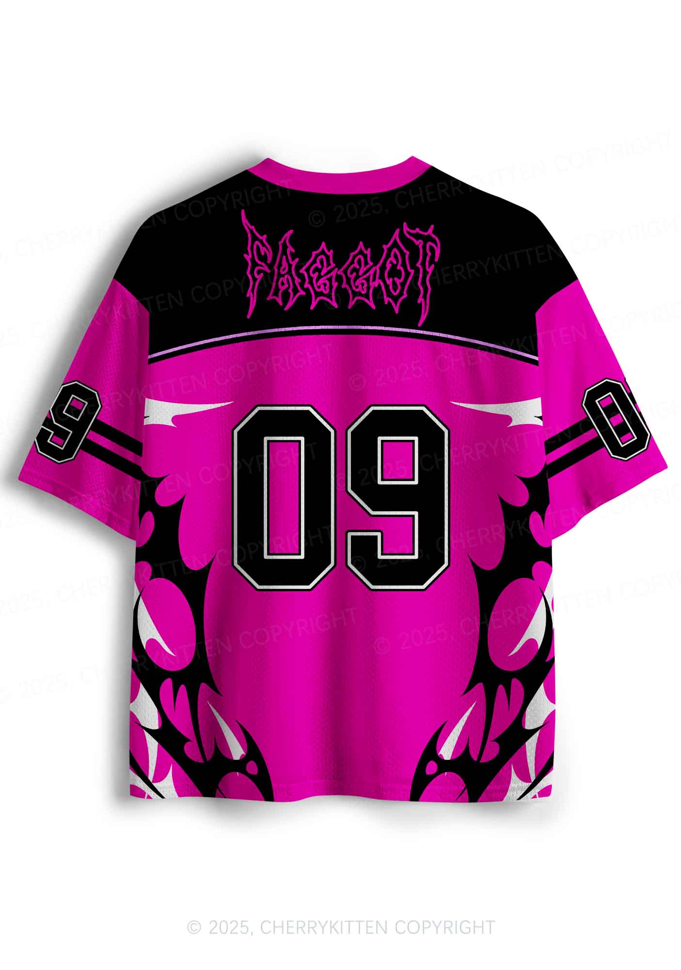 Custom Hot Pink Punk Faggot Pride Y2K Sport Jersey Shirts Cherrykitten