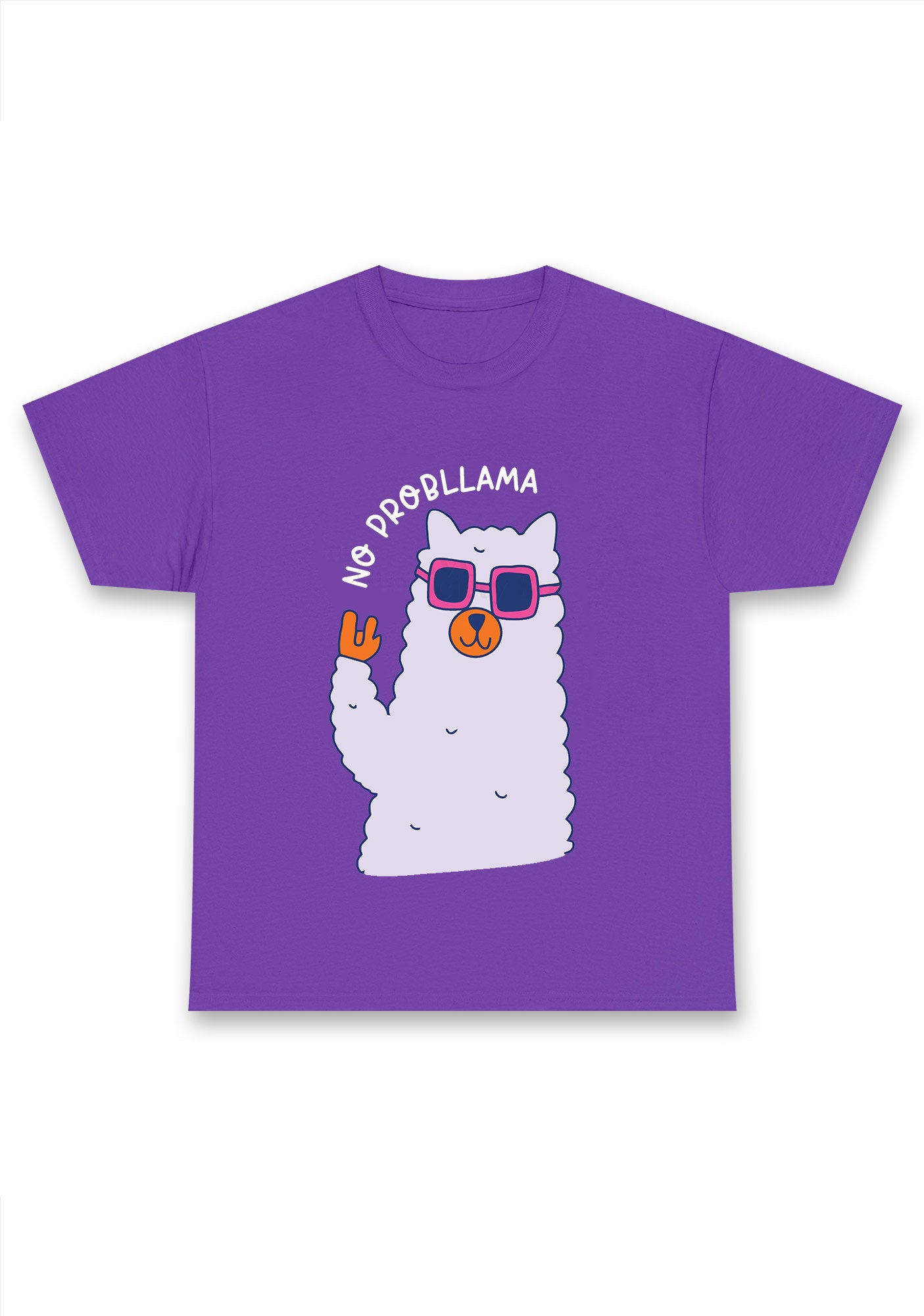 No Probllama Alpacas Chunky Shirt
