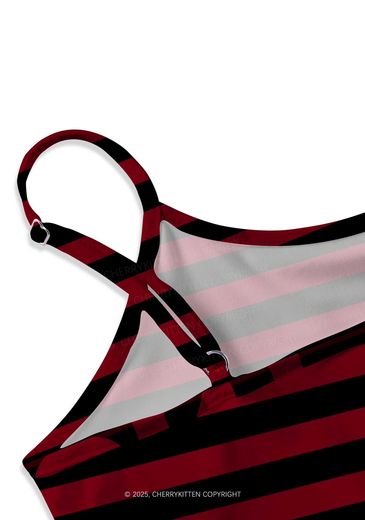 Smoke Blunt Y2K Print Slip Dress Cherrykitten