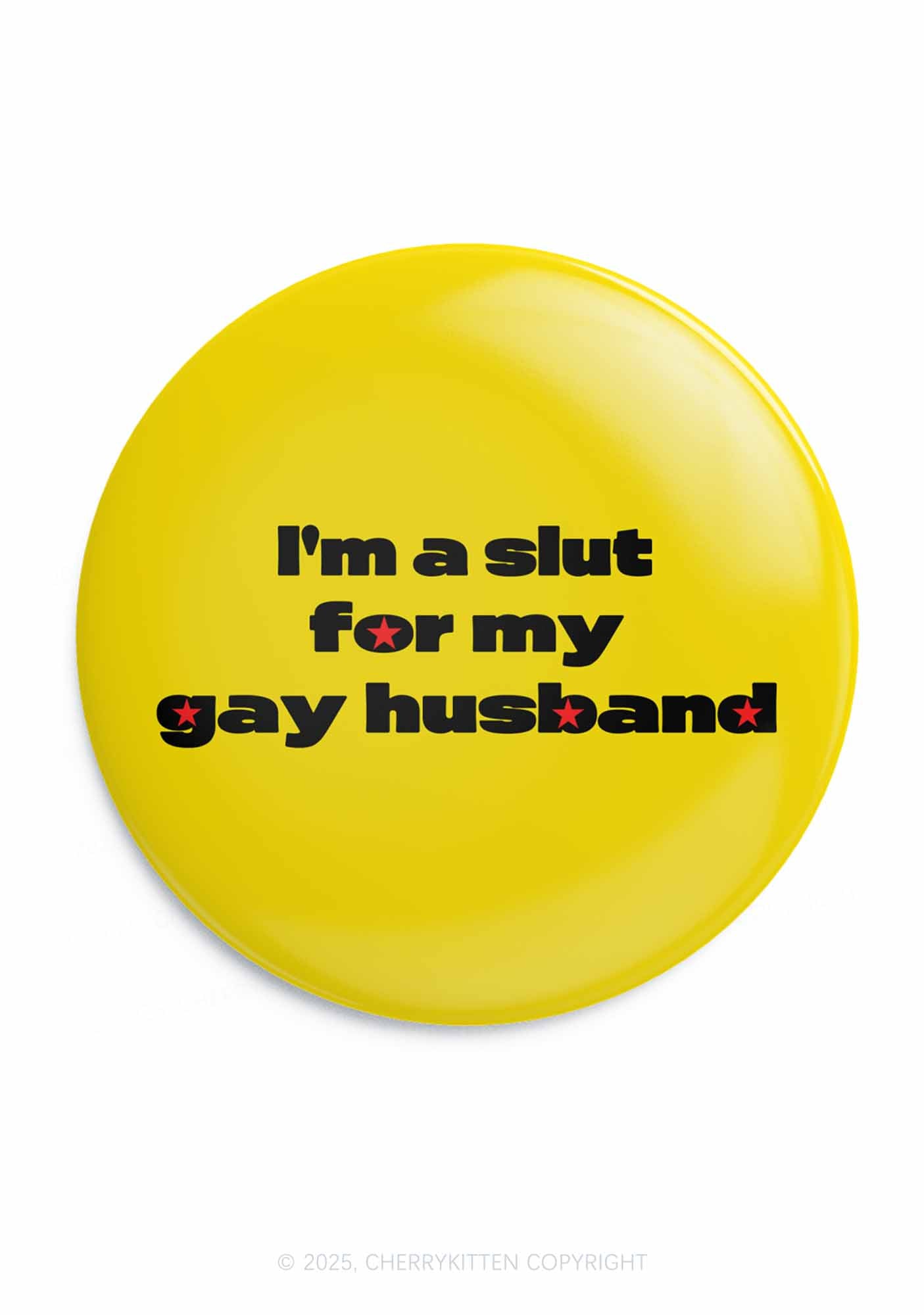 Slxt For Gay Husband Pride 1Pc Y2K Pin Badge Cherrykitten
