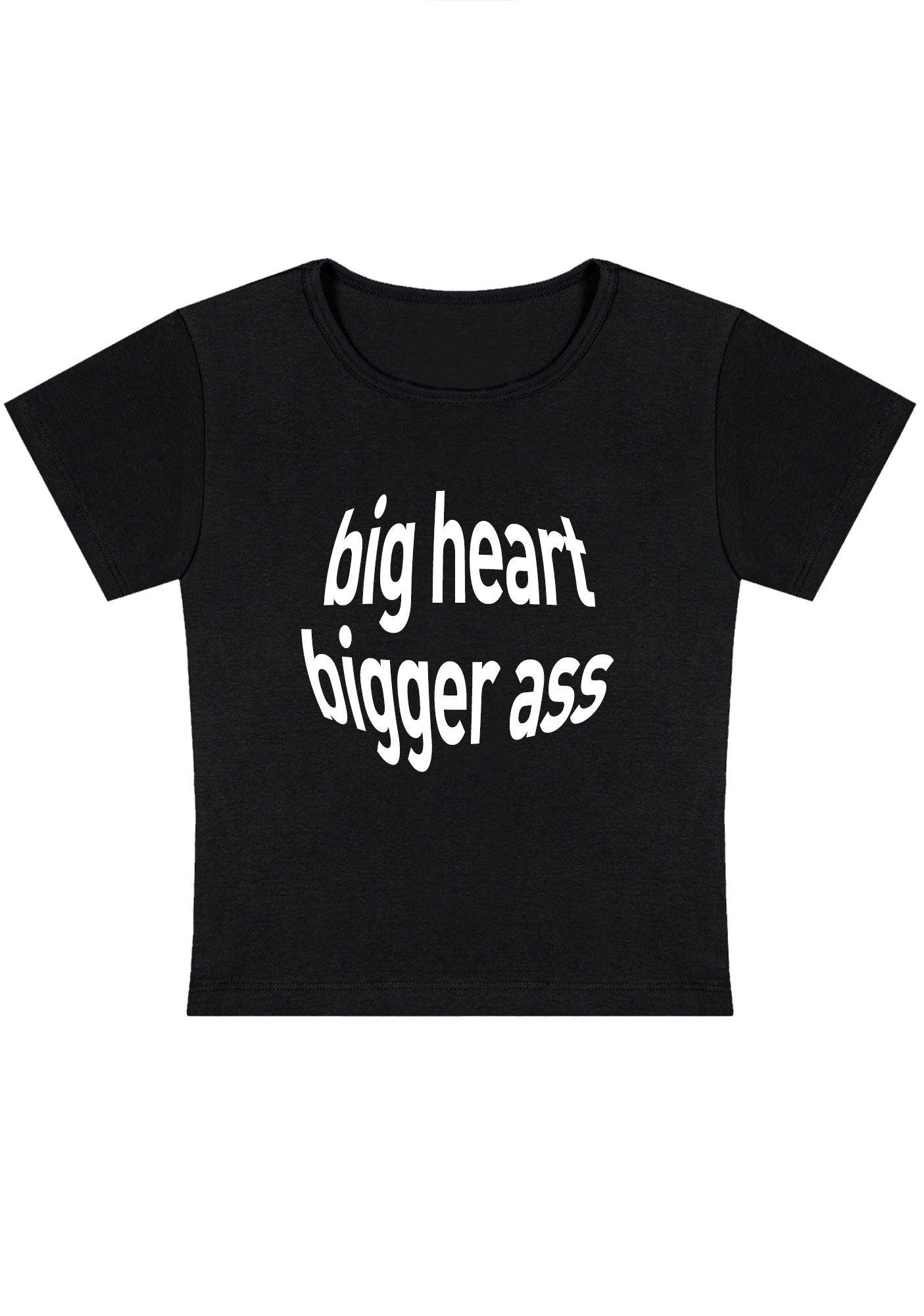 Big Heart Bigger Y2K Baby Tee