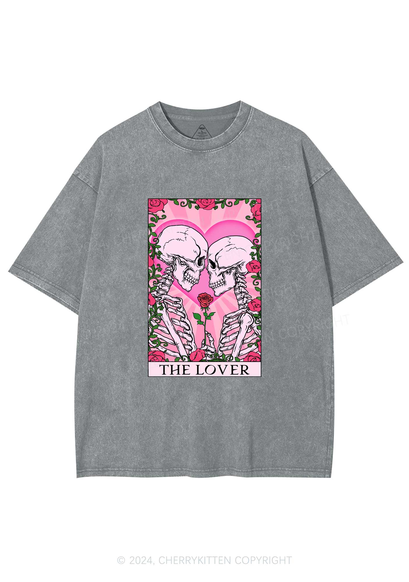 The Lover Y2K Valentine's Day Washed Tee Cherrykitten