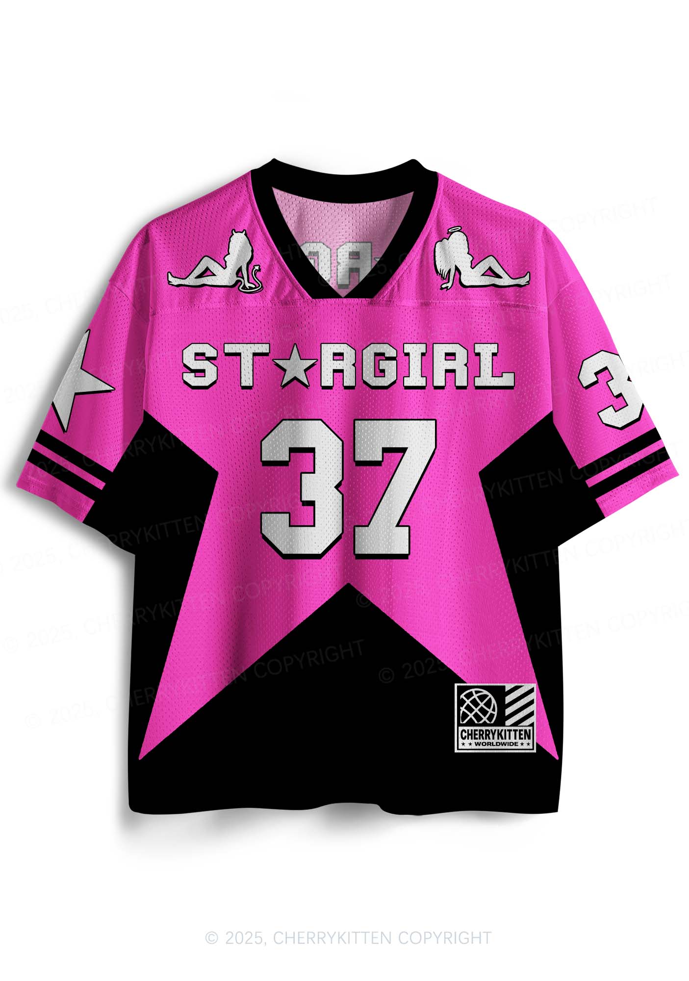 Custom Pink Stargirl Y2K Sport Jersey Shirts Cherrykitten
