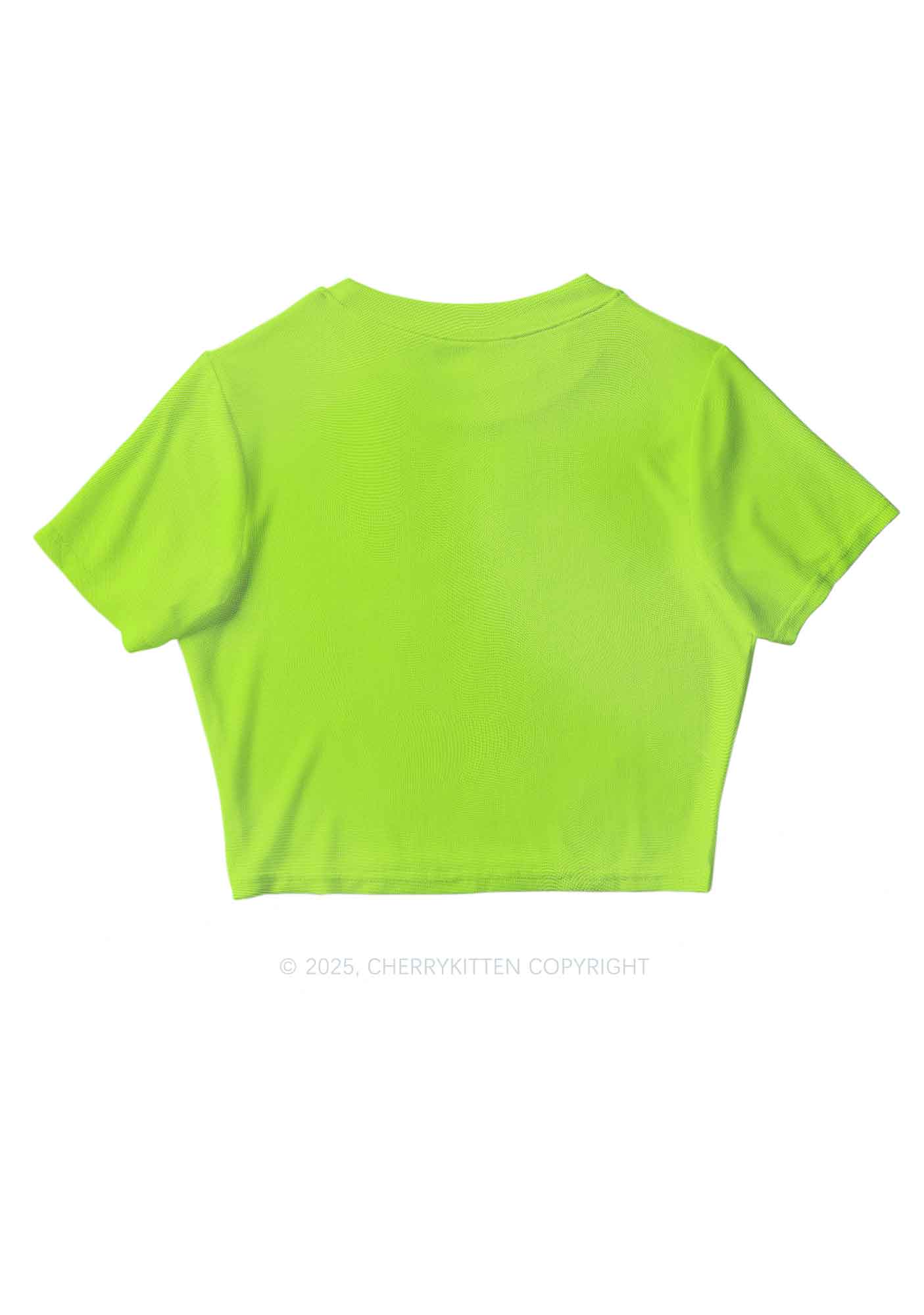 Brat Summer Y2K Mesh Crop Top Cherrykitten
