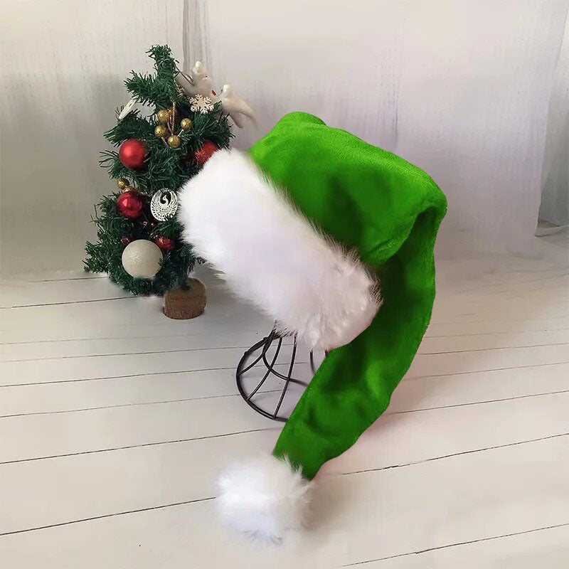 Y2K 75cm Long Plush Christmas Hat
