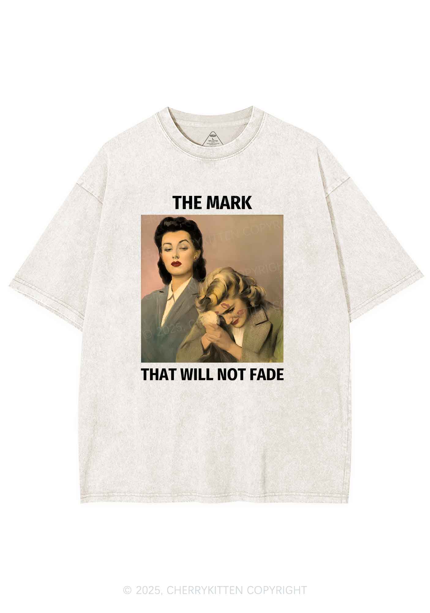 Mark Will Not Fade Pride Y2K Shirts Washed Tee Cherrykitten