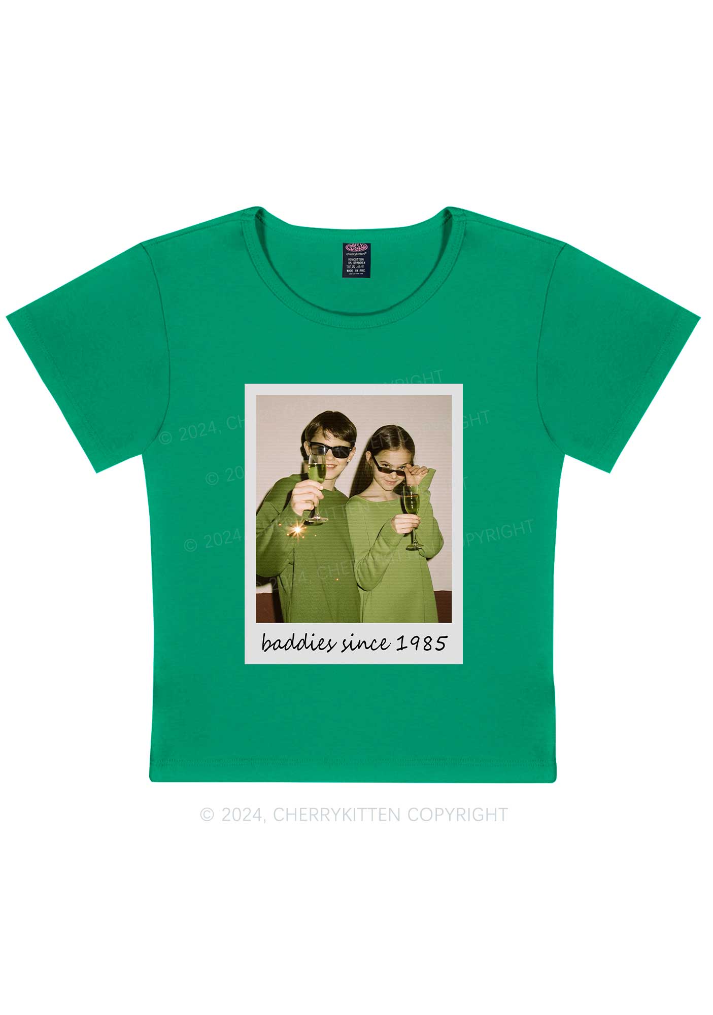 Baddies Since Y2K Valentine's Day Baby Tee Cherrykitten